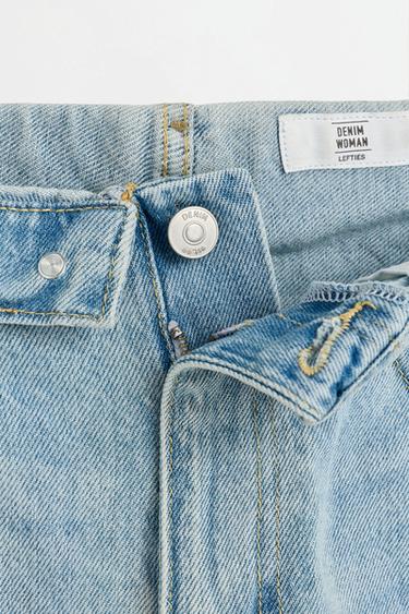 Distressed denim shorts — PASTEL BLUE 7