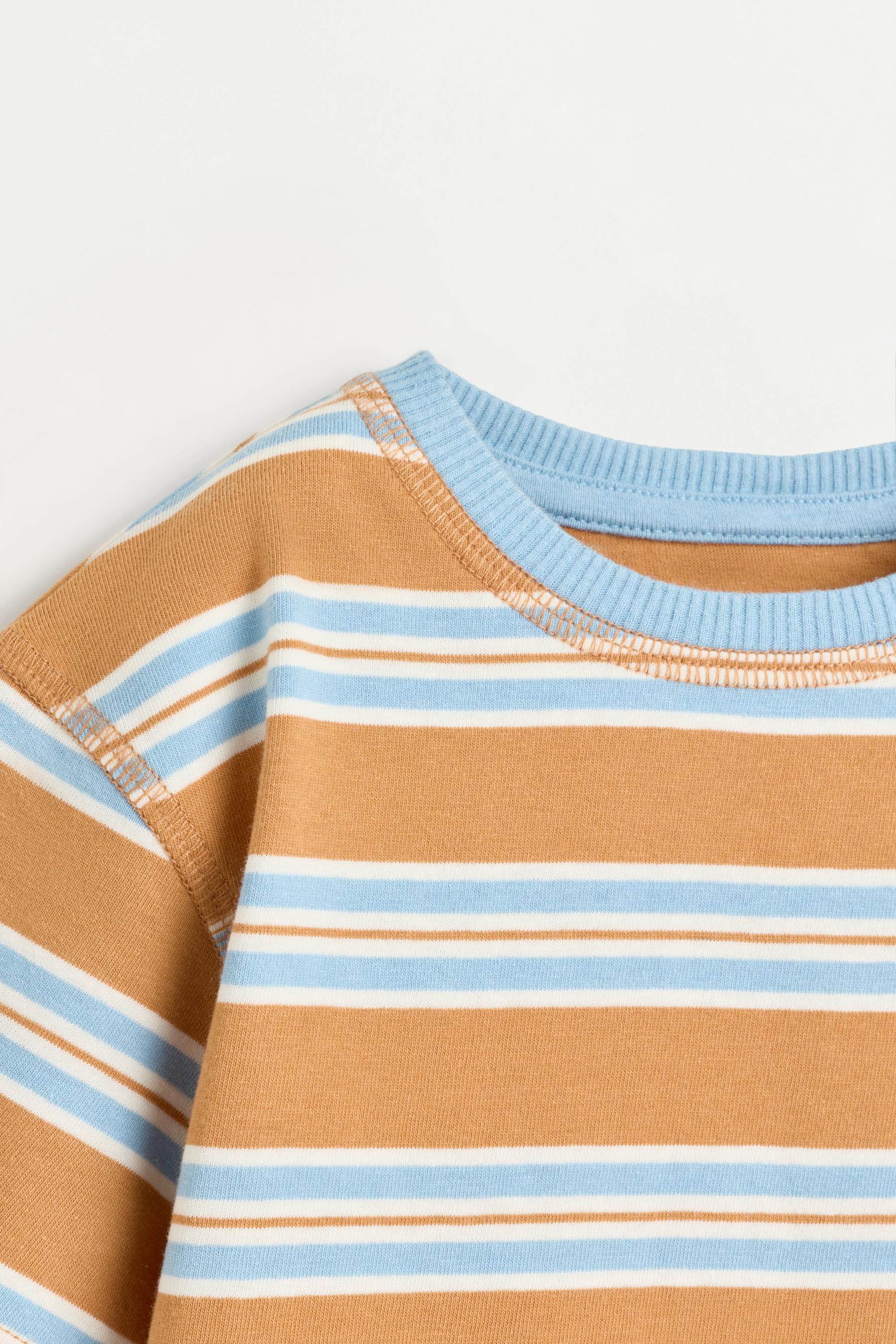 Striped T-shirt — MUSTARD