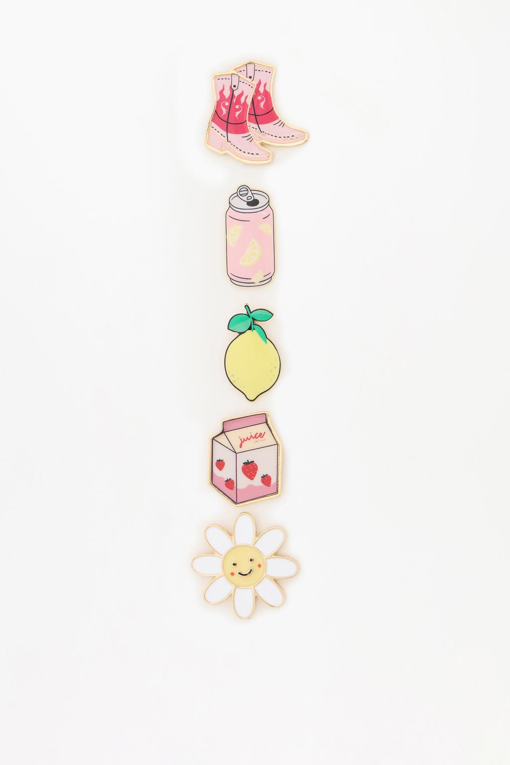 Pack 5 pins