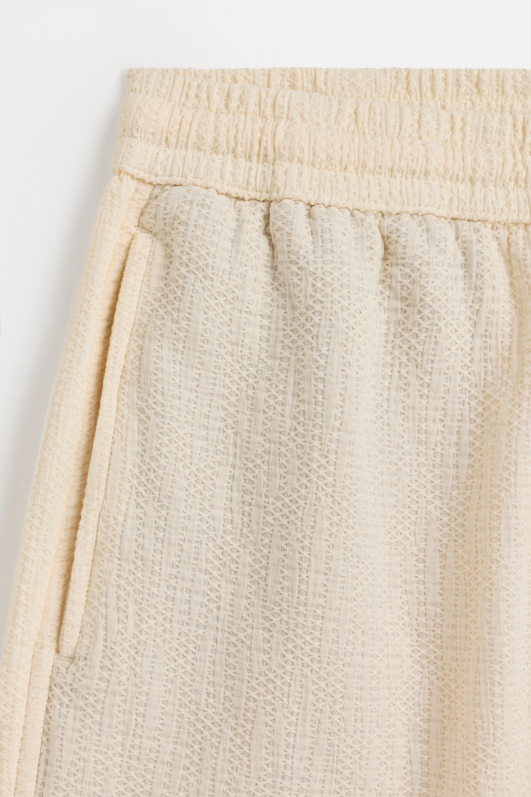 Jacquard Bermuda shorts — OFF WHITE
