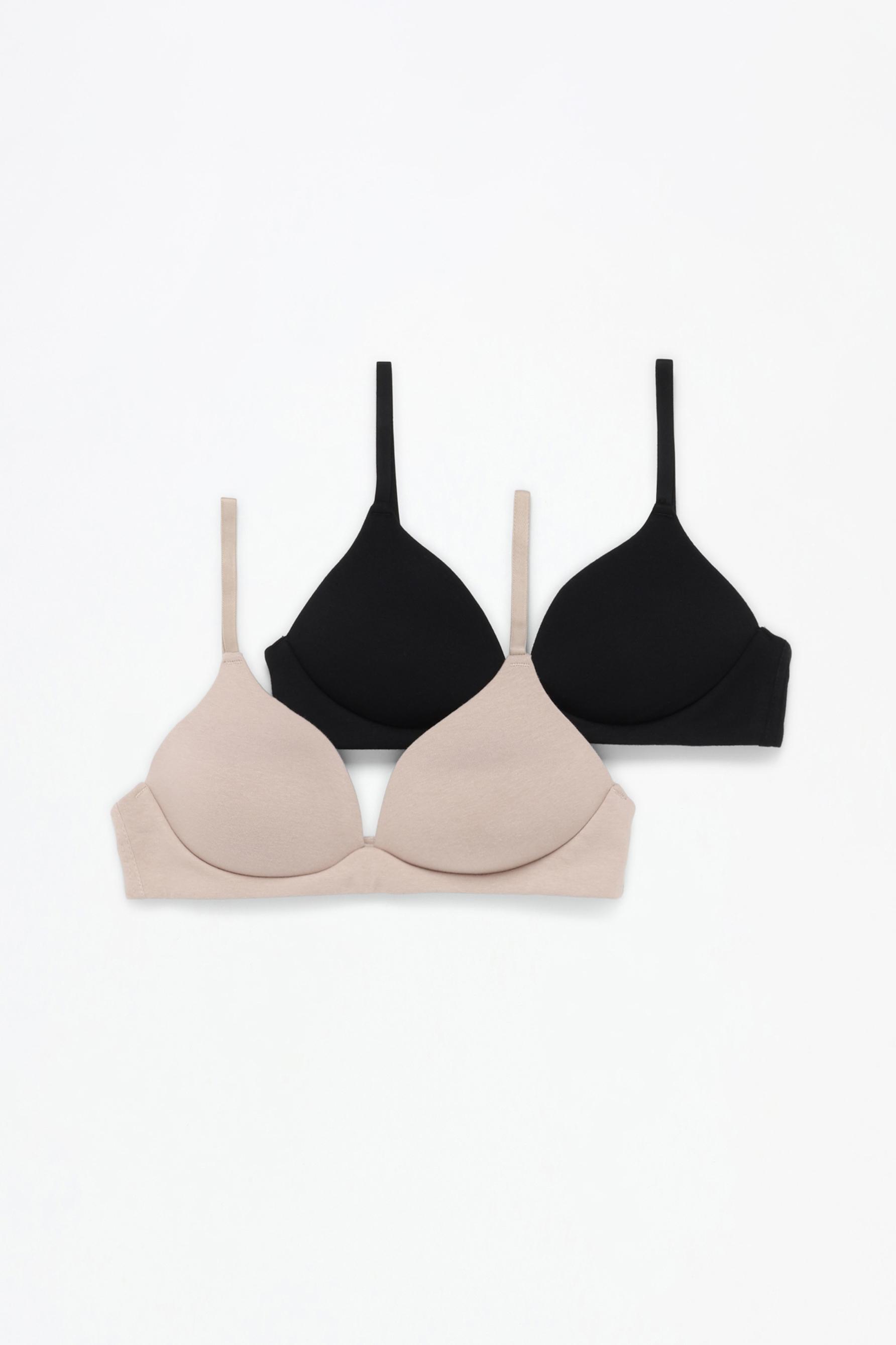 Pack 2 sujetadores clásicos algodón
