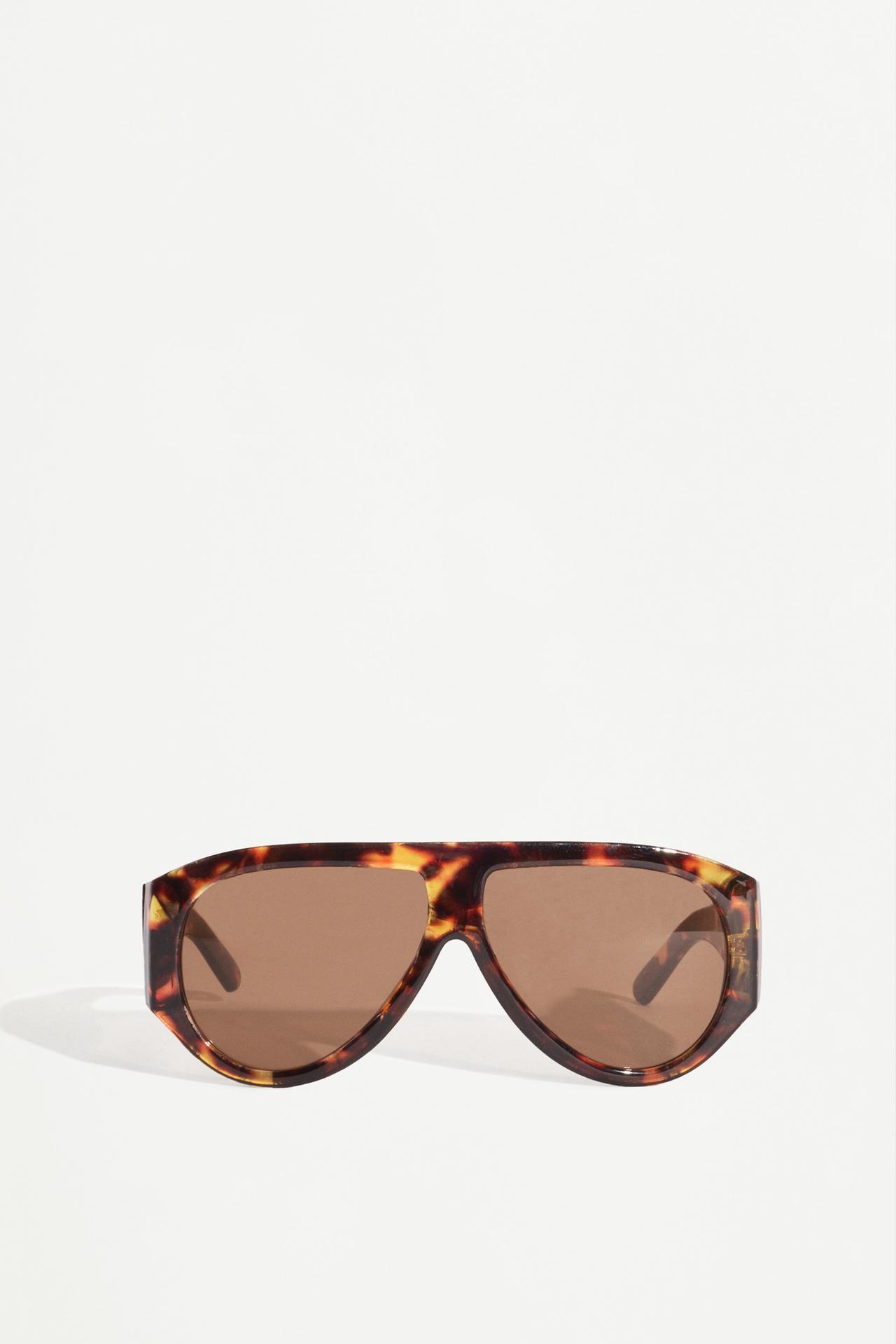 Tortoiseshell aviator sunglasses — TORTOISESHELL
