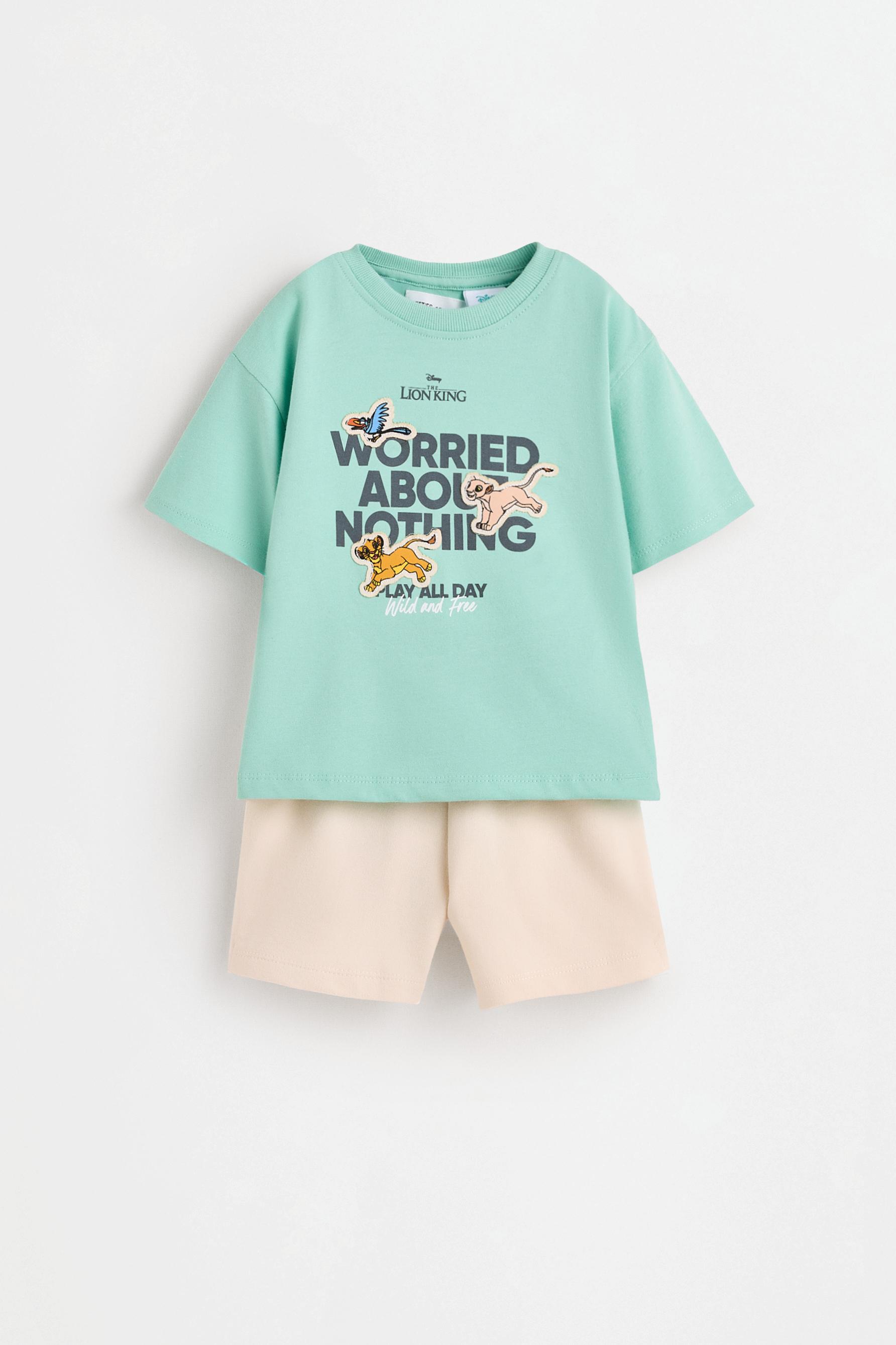 The Lion King ©Disney T-shirt and Bermuda shorts set — GREEN