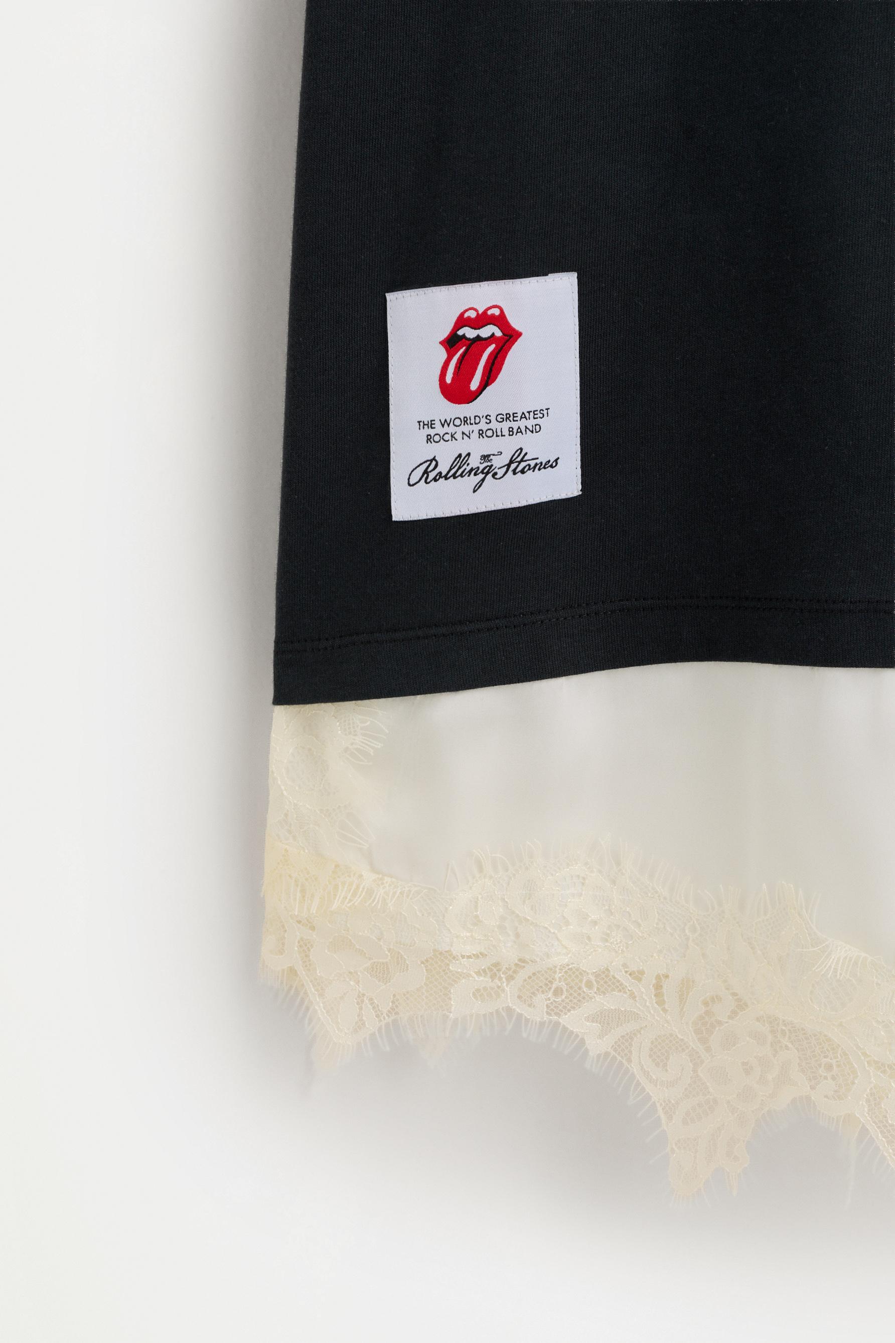 Rolling Stones ©Universal oversize T-shirt — BLACK