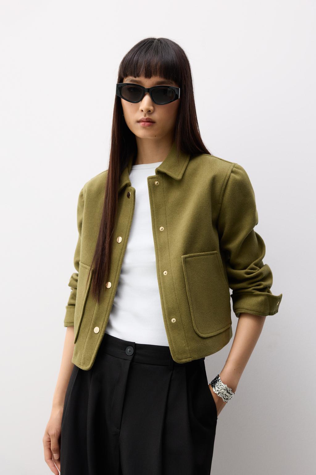 Felt texture jacket