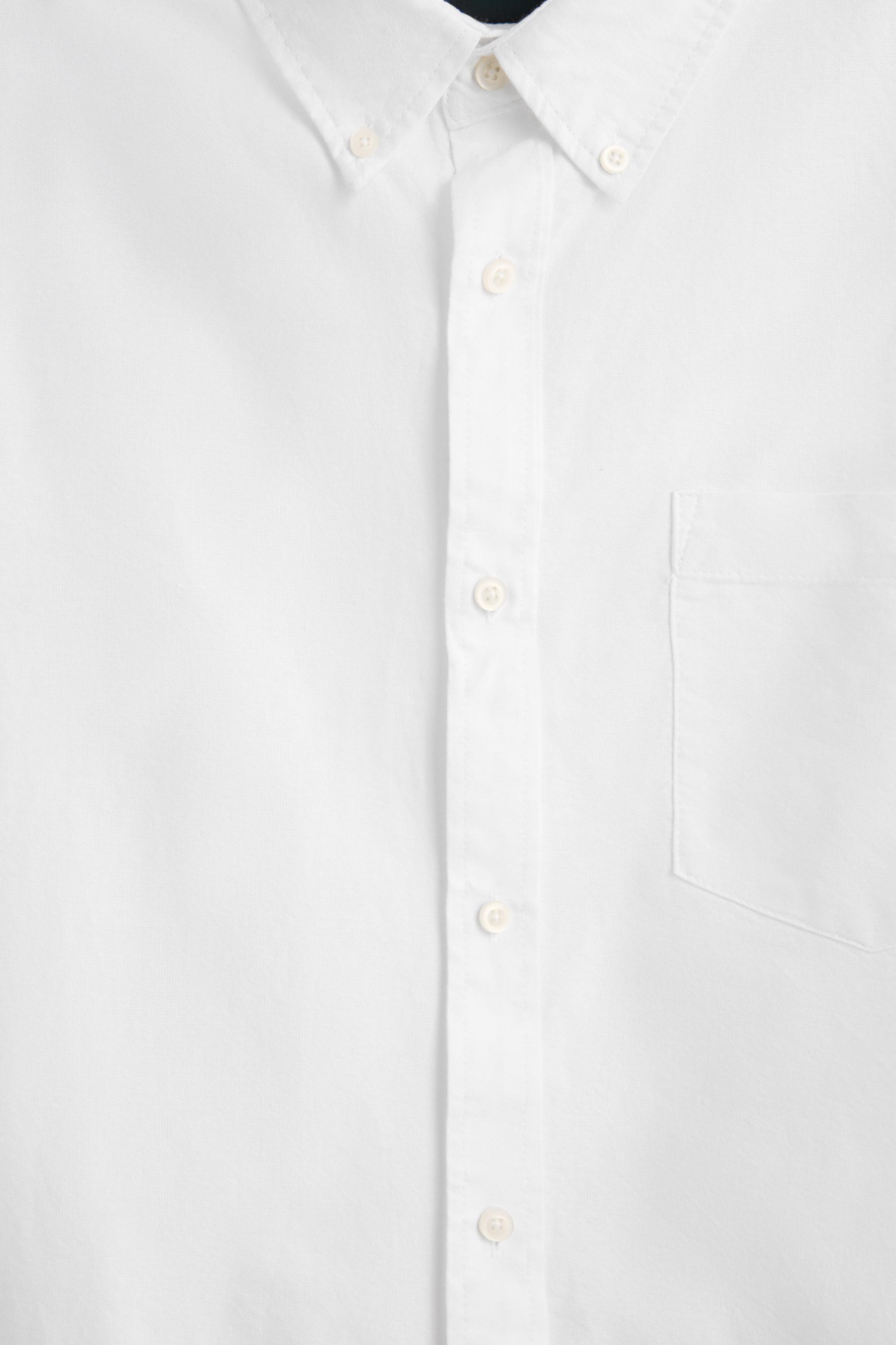Oxford shirt — WHITE