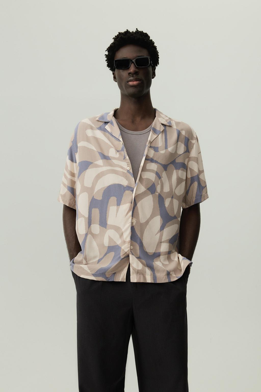 Printed resort shirt