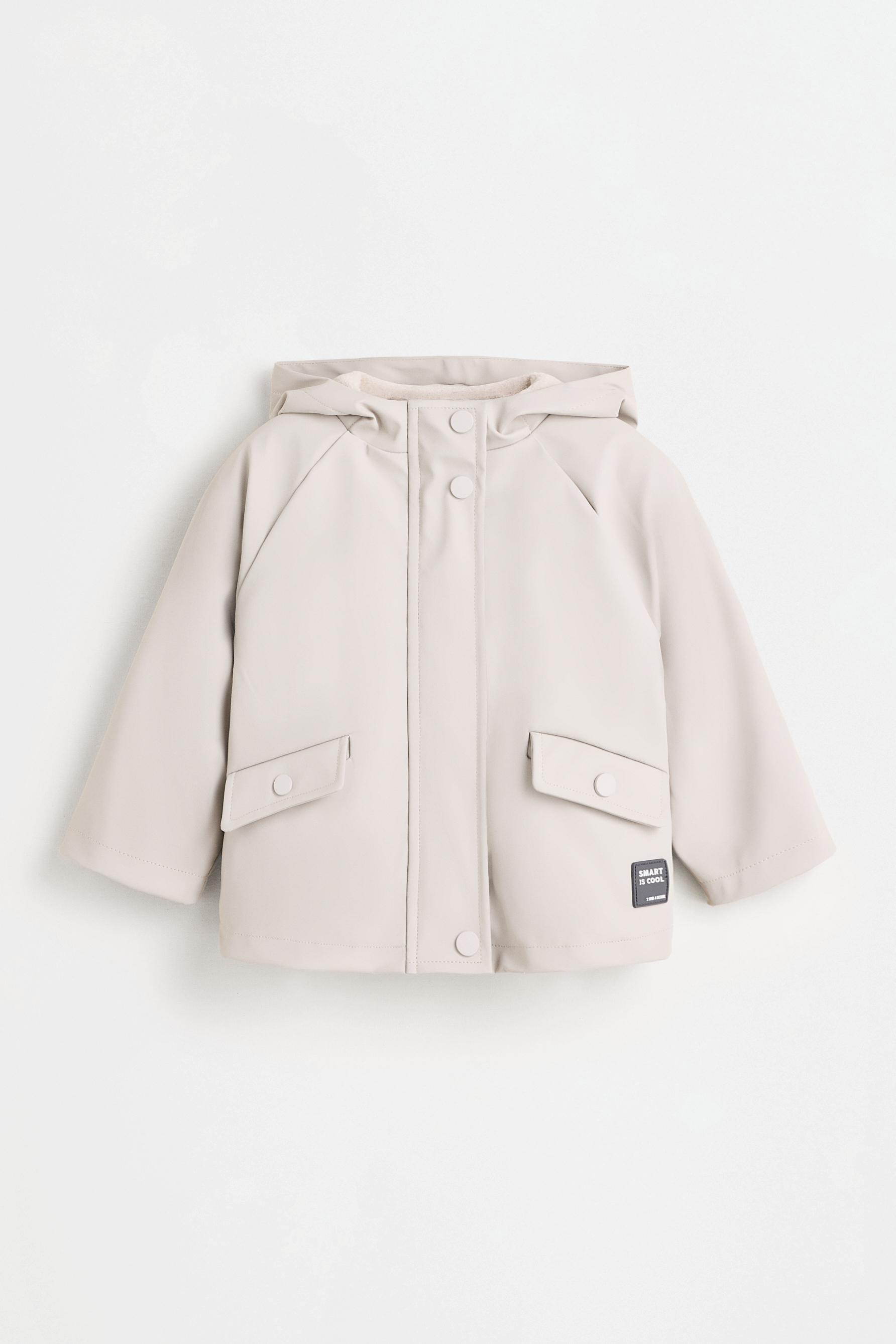 Rubberised raincoat — MEDIUM GREY