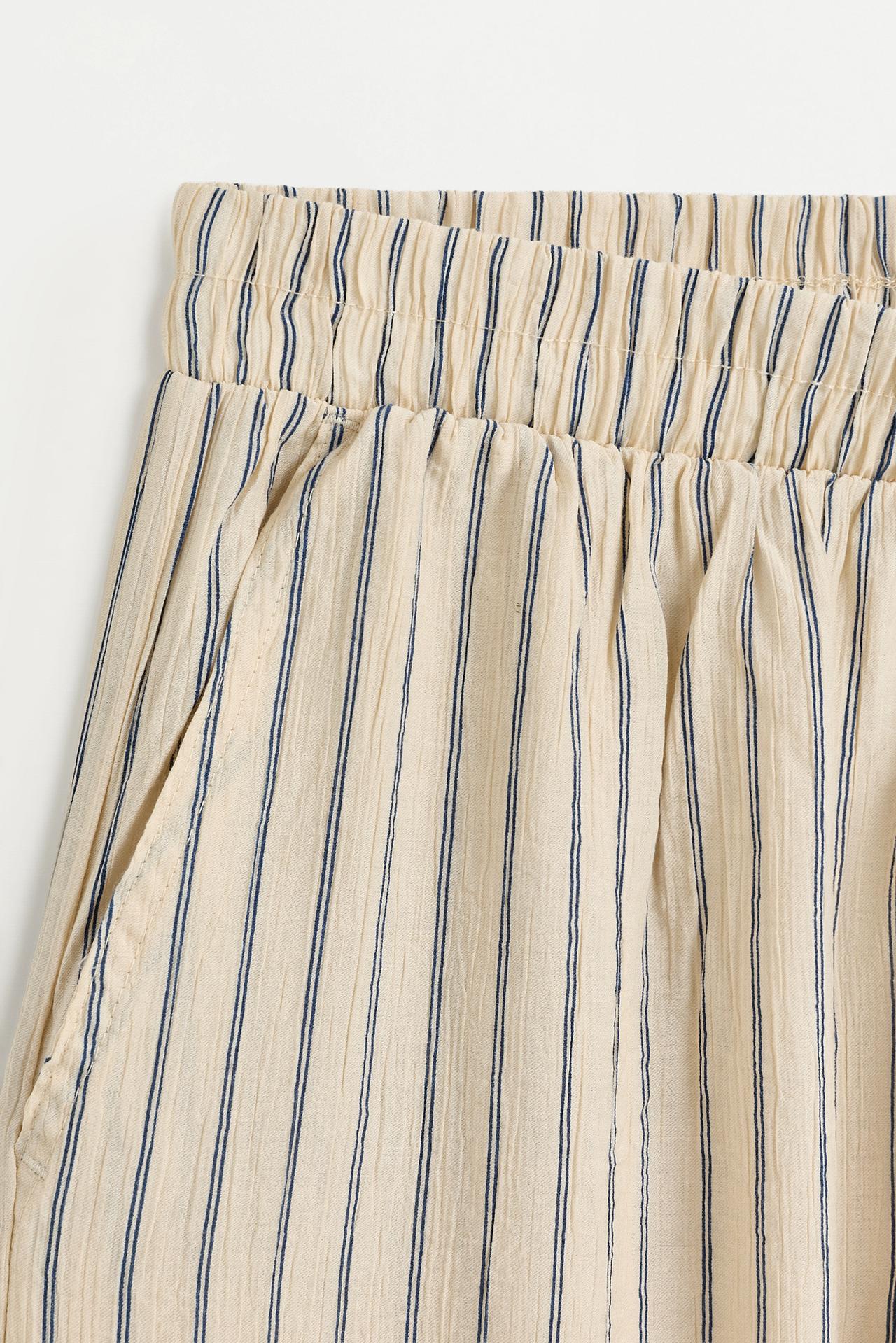 Textured culottes — STRIPED
