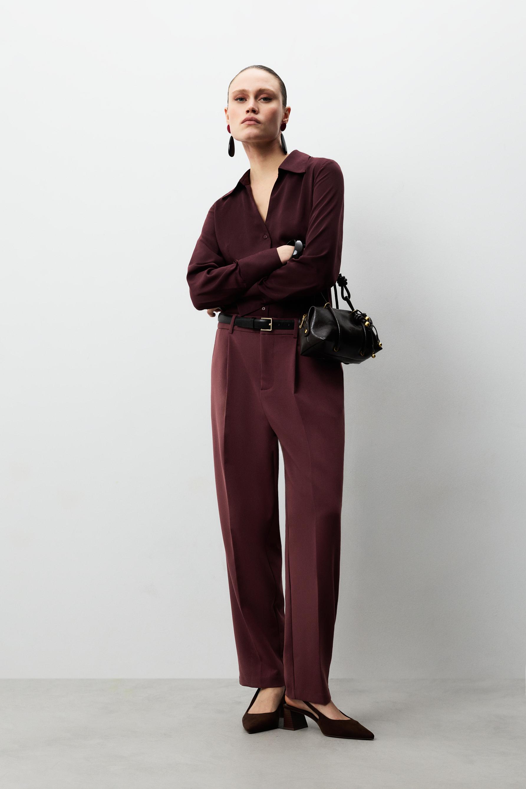 Pantalón carrot vestir