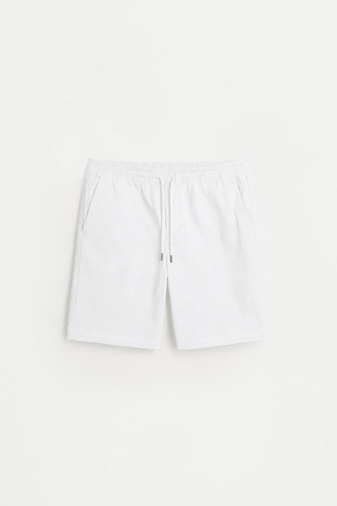 Jogger Bermuda shorts — WHITE