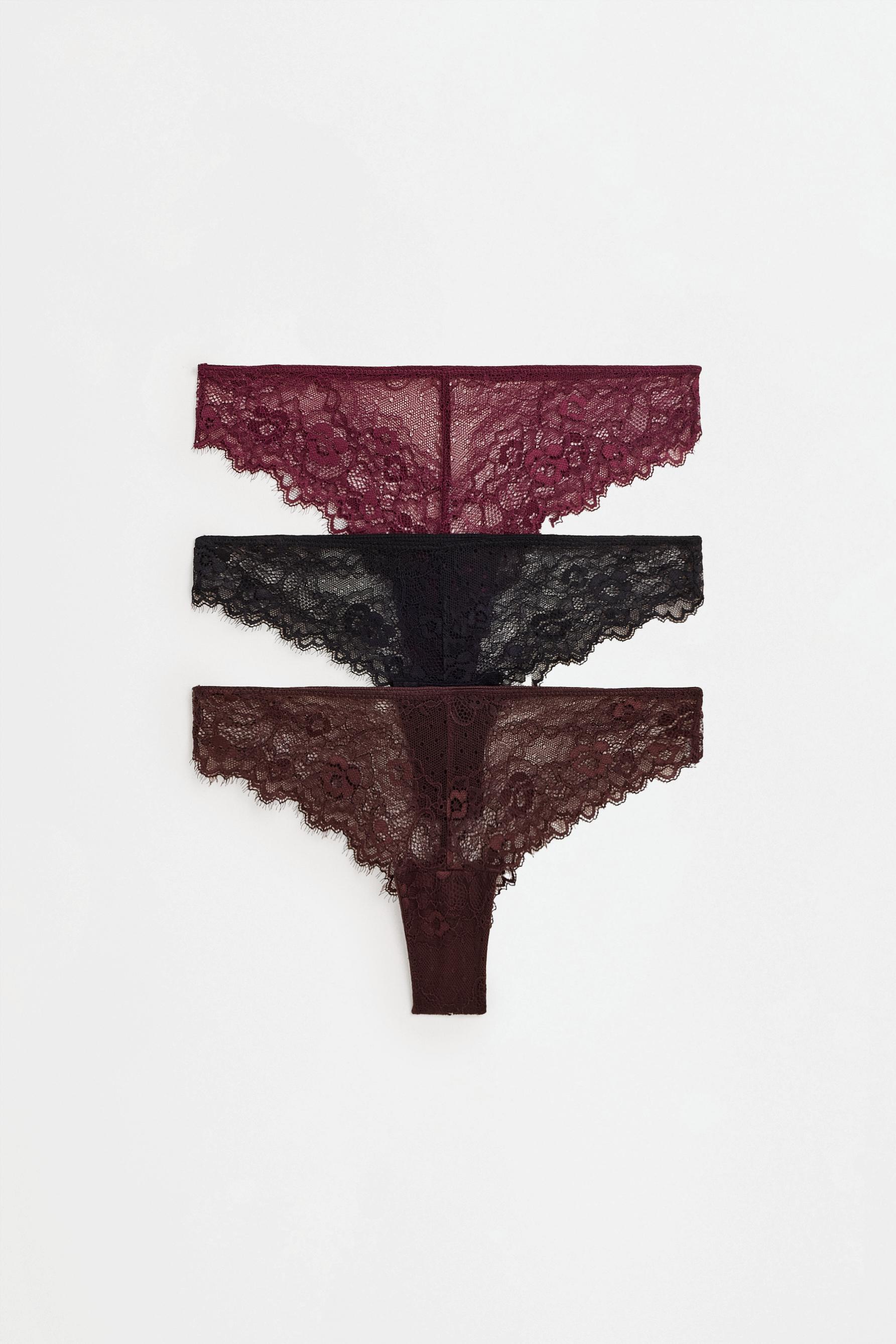 Braguitas hipster encaje (Pack 3)