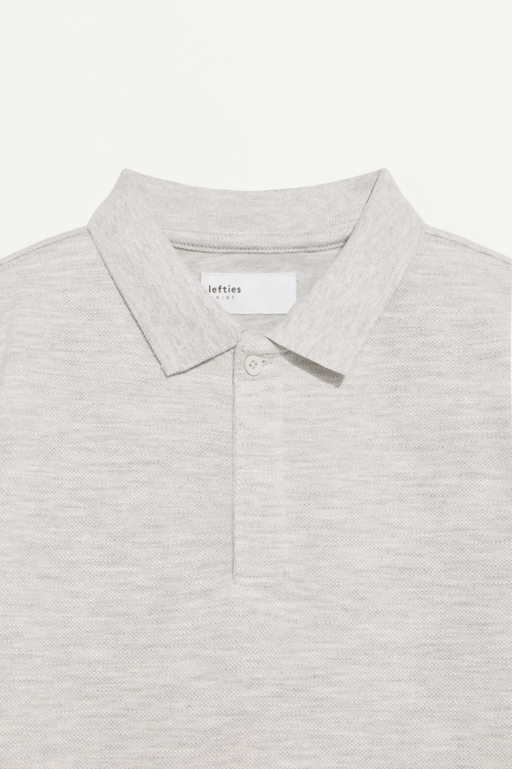 Basic polo shirt — GREY MARL