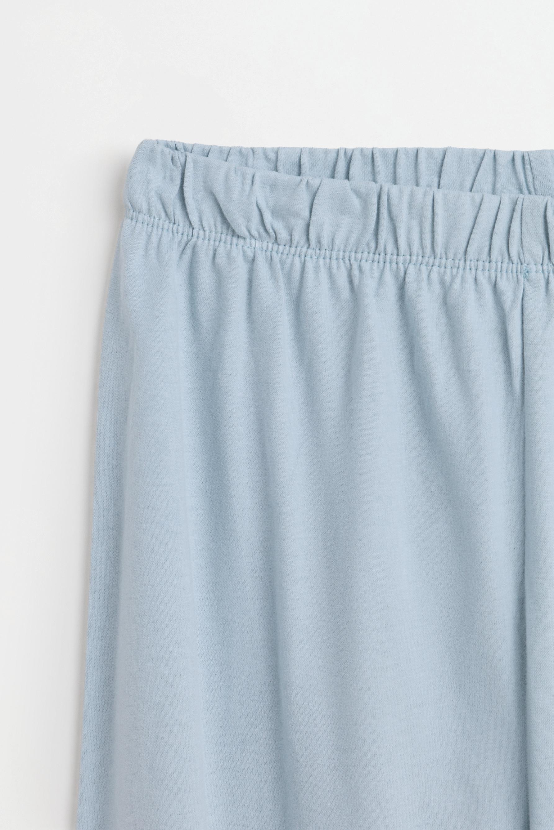 Long printed pyjamas — WATER GREEN