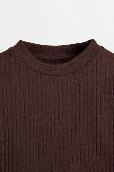 Ribbed knit co-ord — CHOCOLATE 5