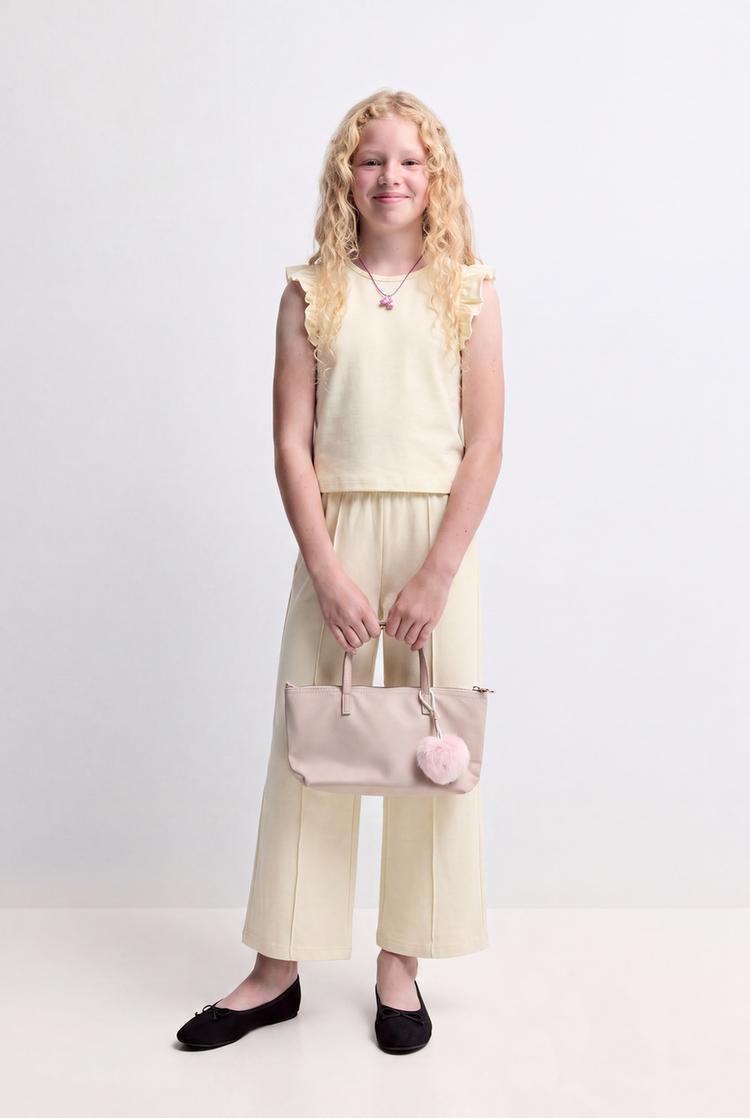 Heavy jersey T-shirt and trousers co-ord — BUTTER