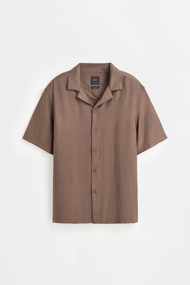 Flowing shirt — BROWN 6