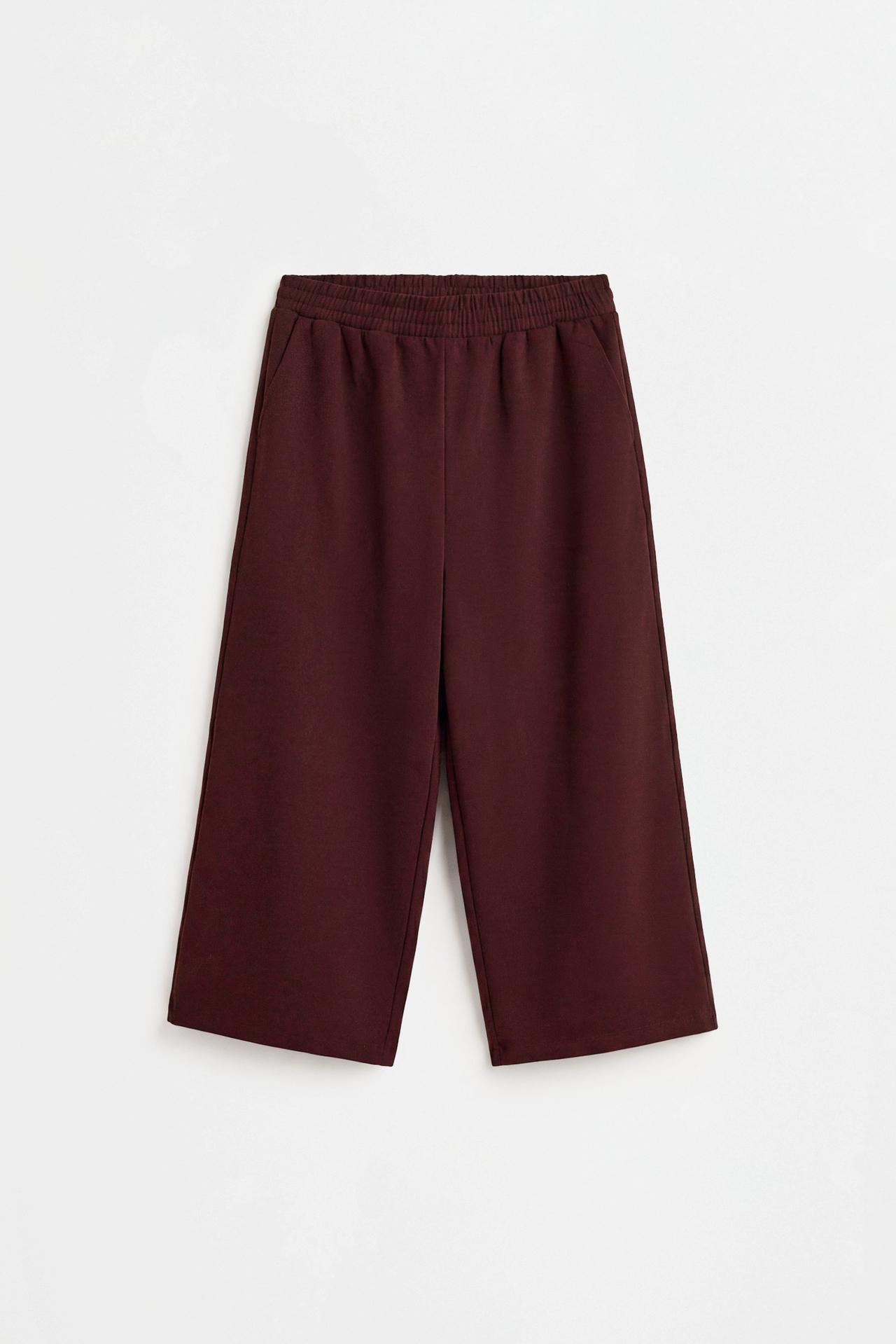 Culotte joggers — DARK BROWN