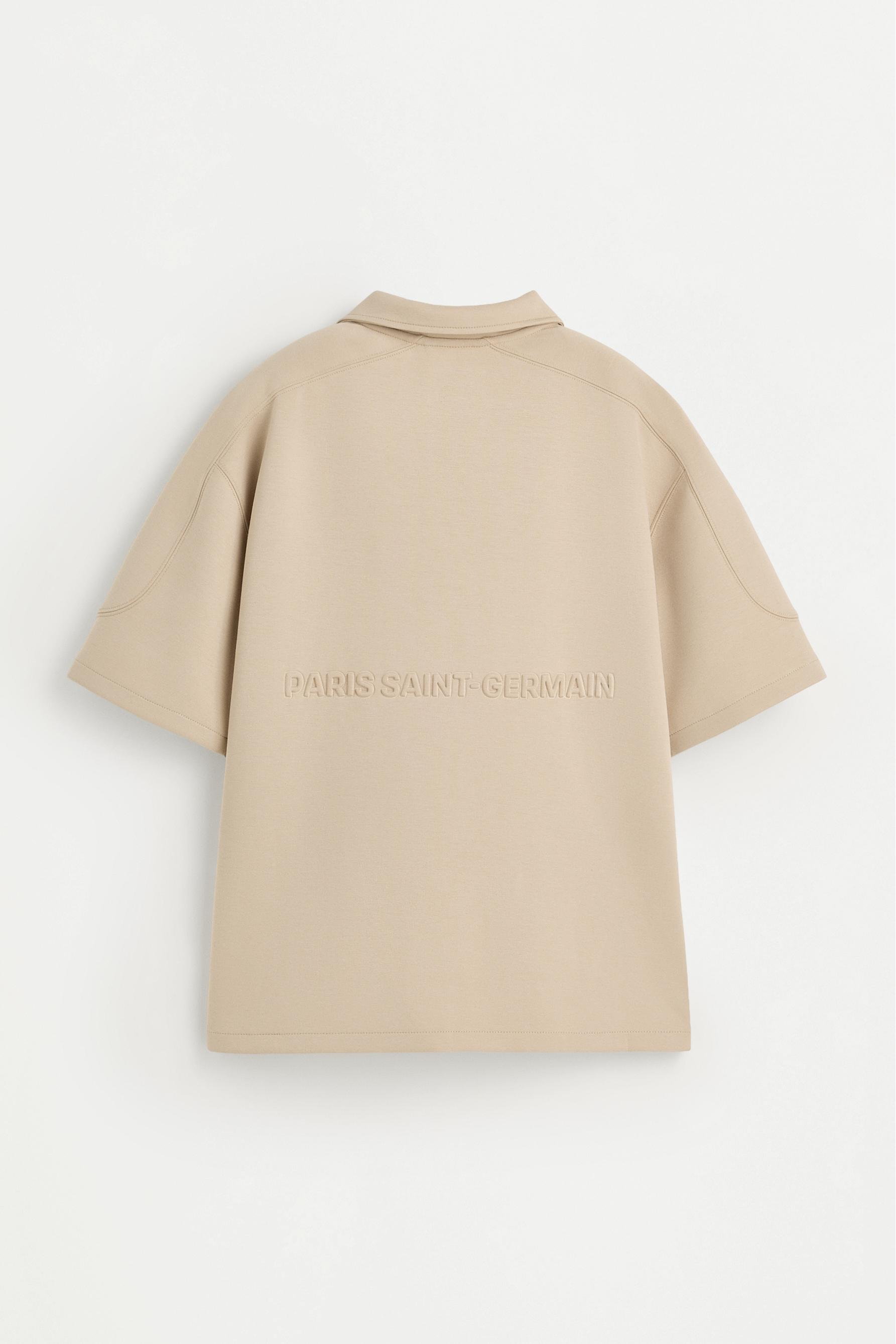 Paris Saint-Germain x Lefties interlock polo shirt — BISCUIT