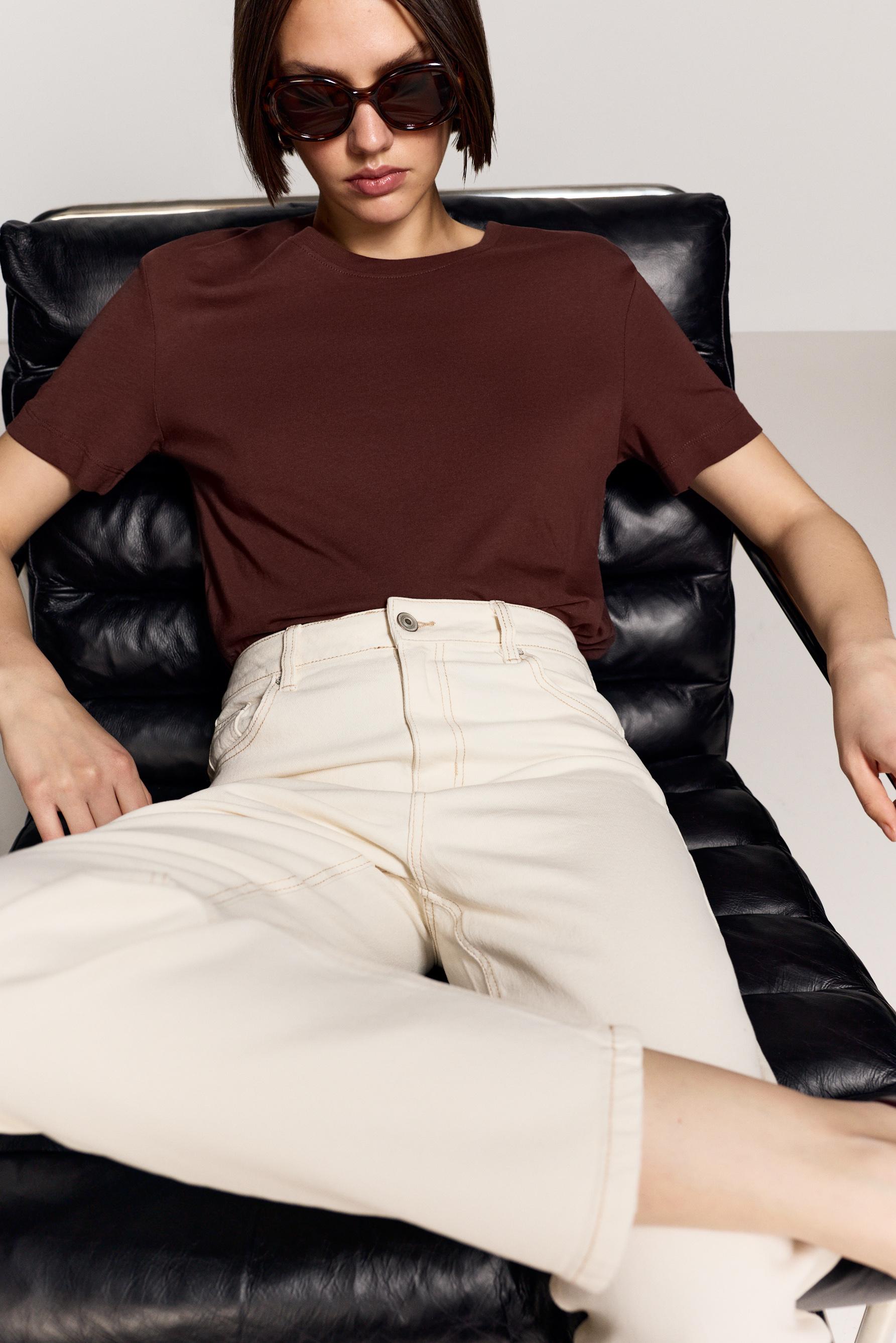 Mom fit jeans — VANILLA