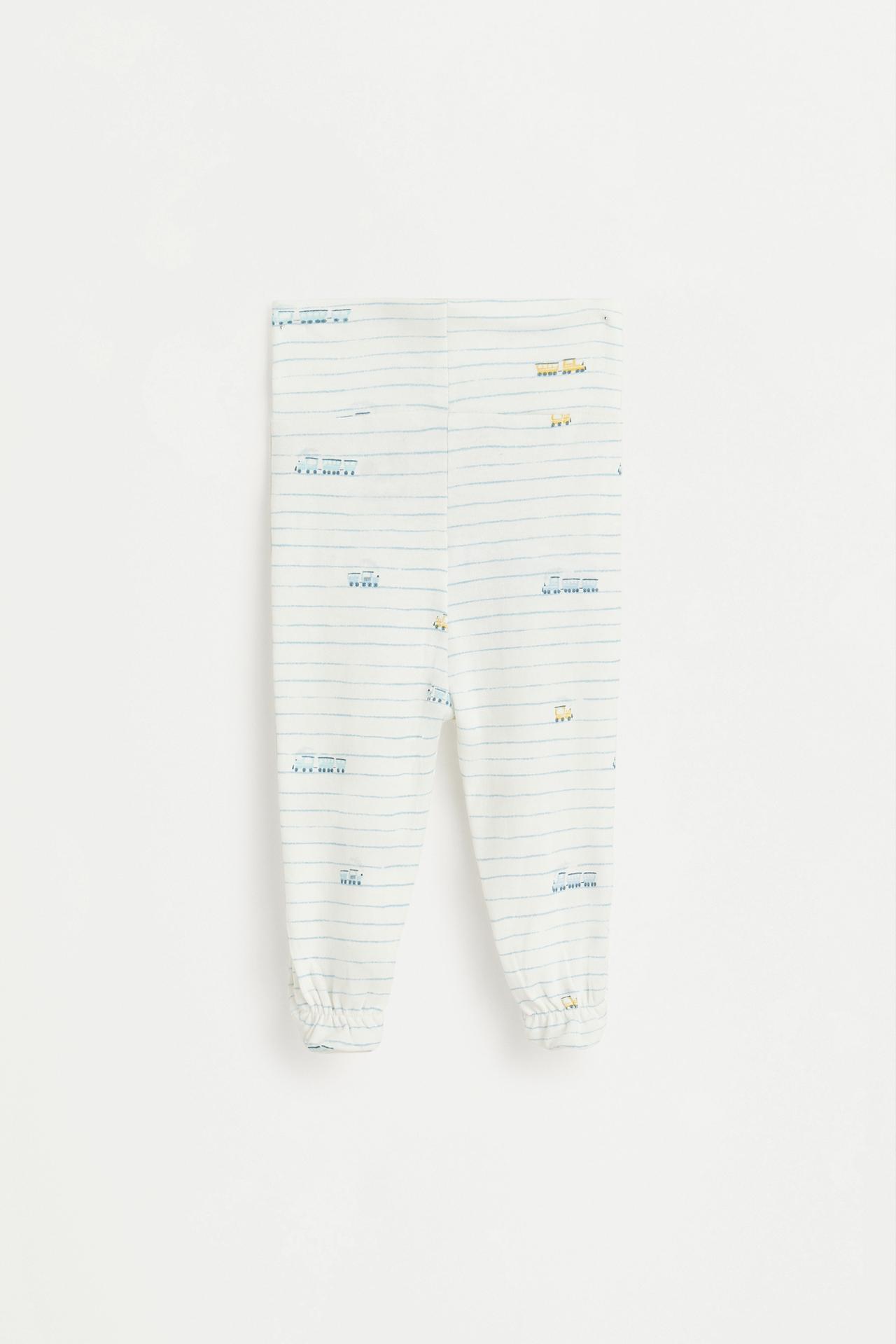Interlock bodysuit, footed leggings and beanie set — ECRU