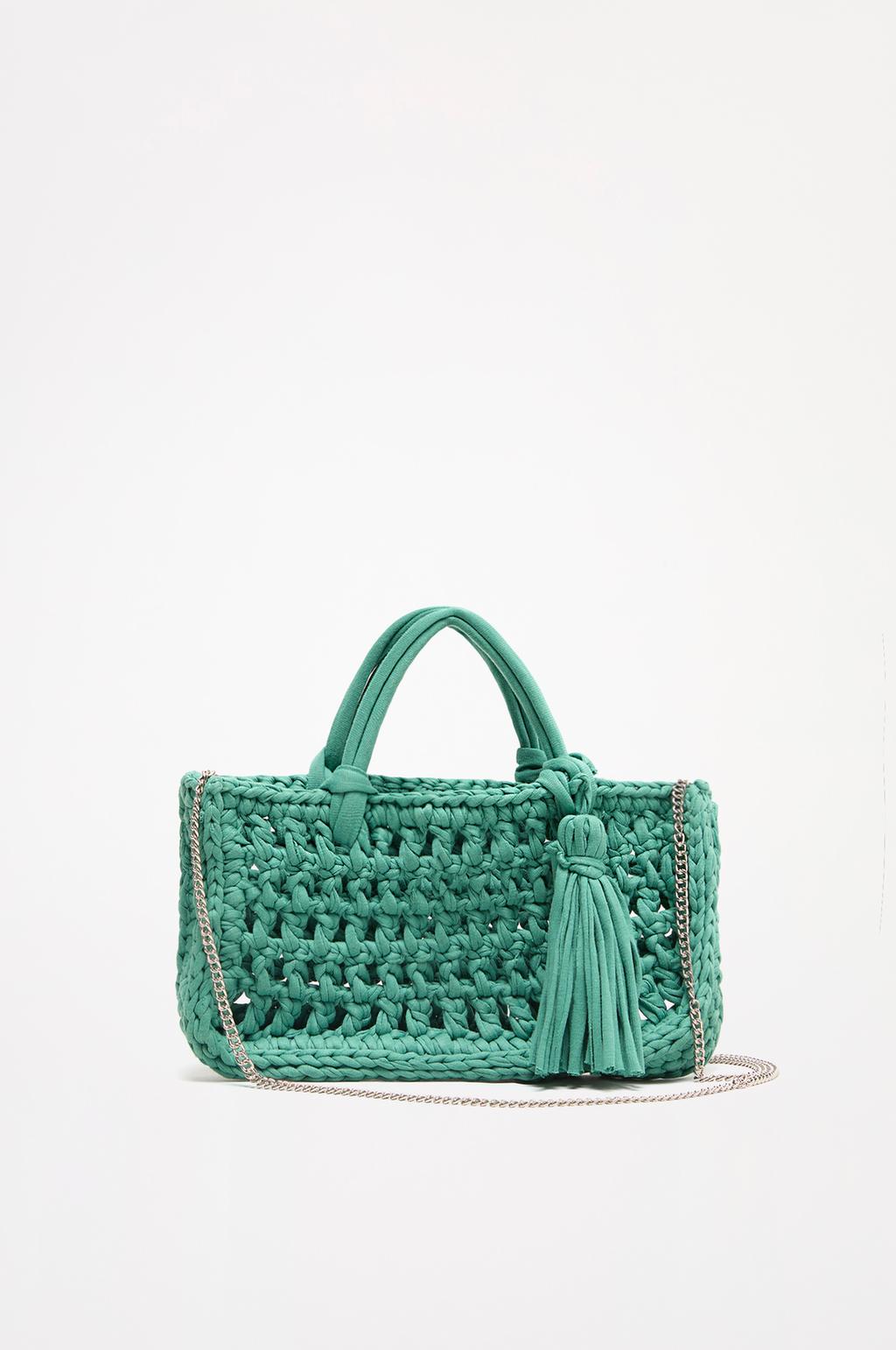 Crochet crossbody bag