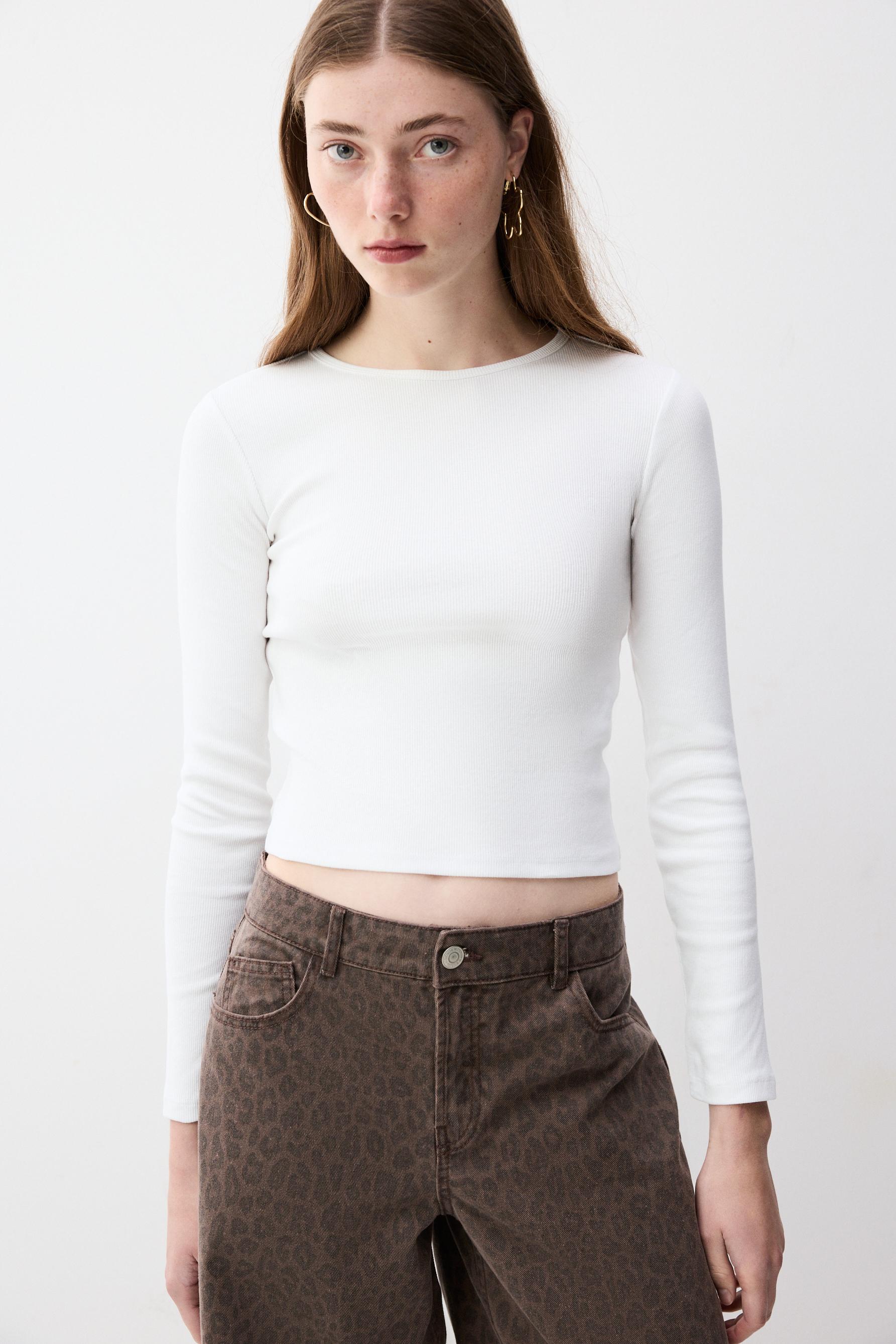 Camiseta básica canalé