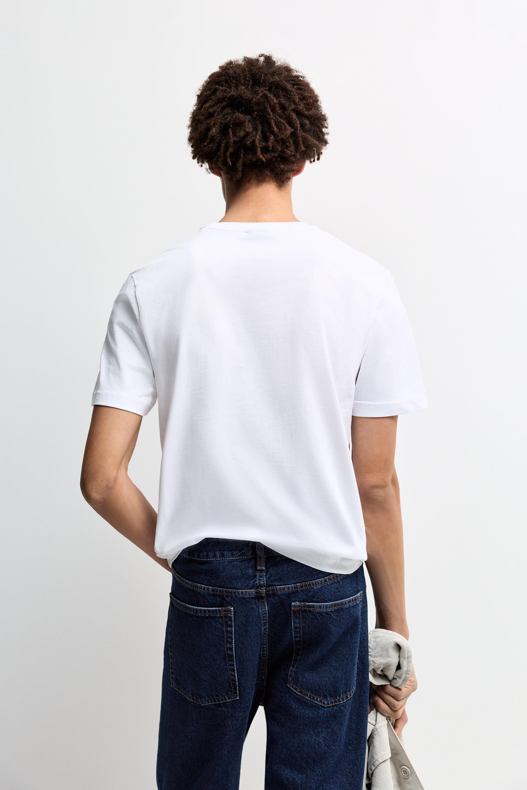 2-pack of basic T-shirts — WHITE
