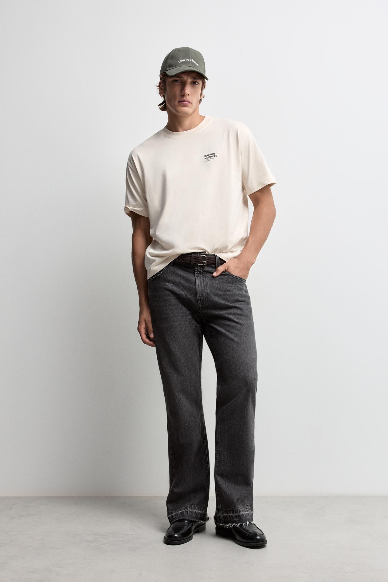 Printed T-shirt — SAND