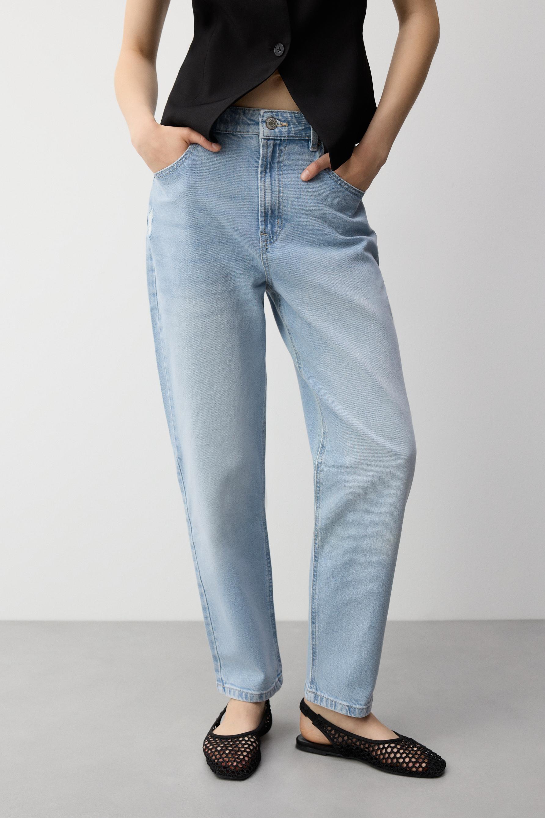 Mom fit jeans — PALE BLUE