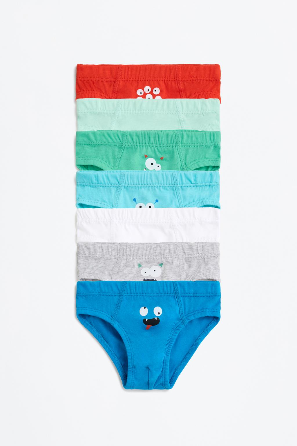 Pack 7 slip mostri