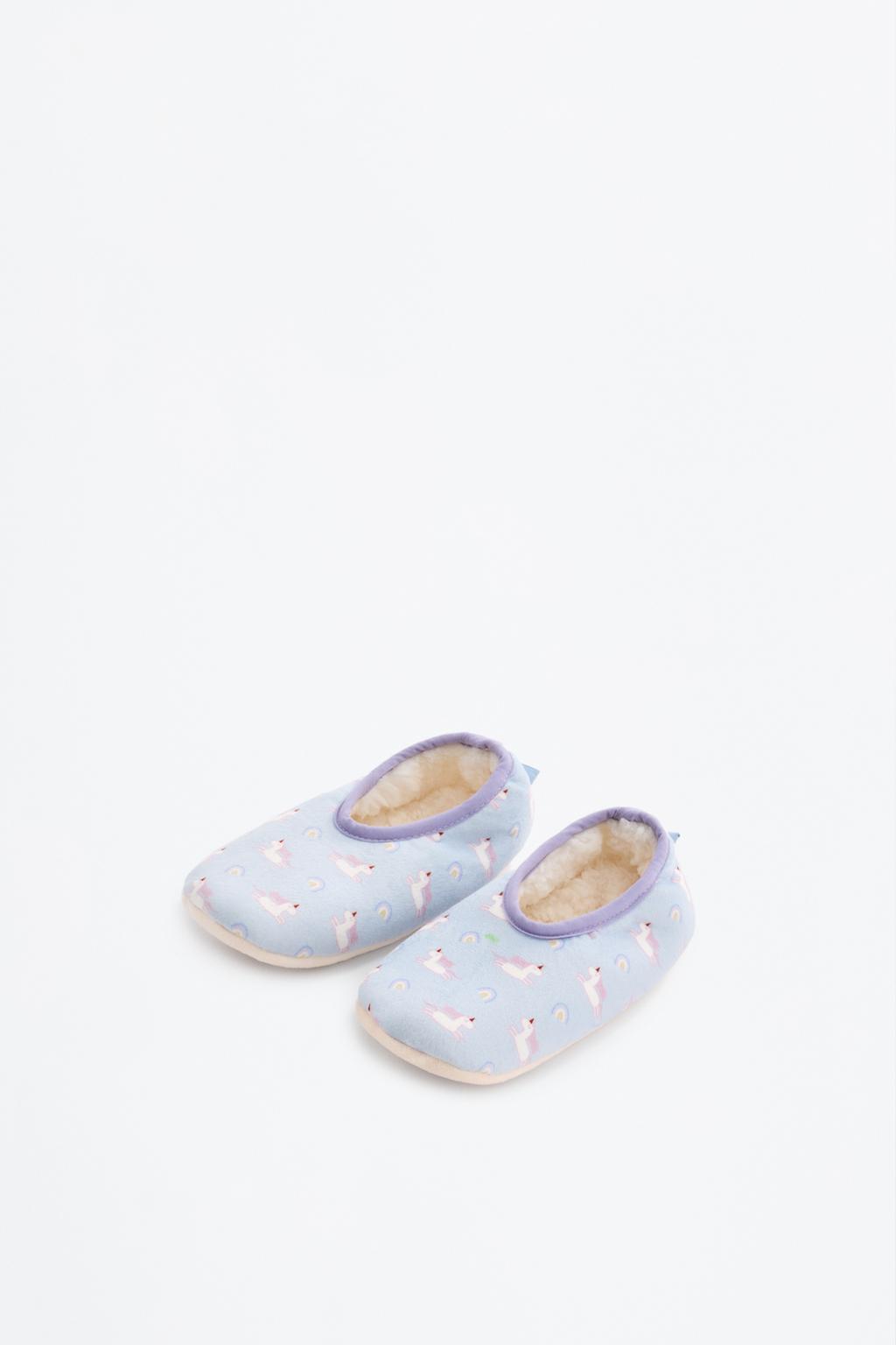 Unicorn house slippers