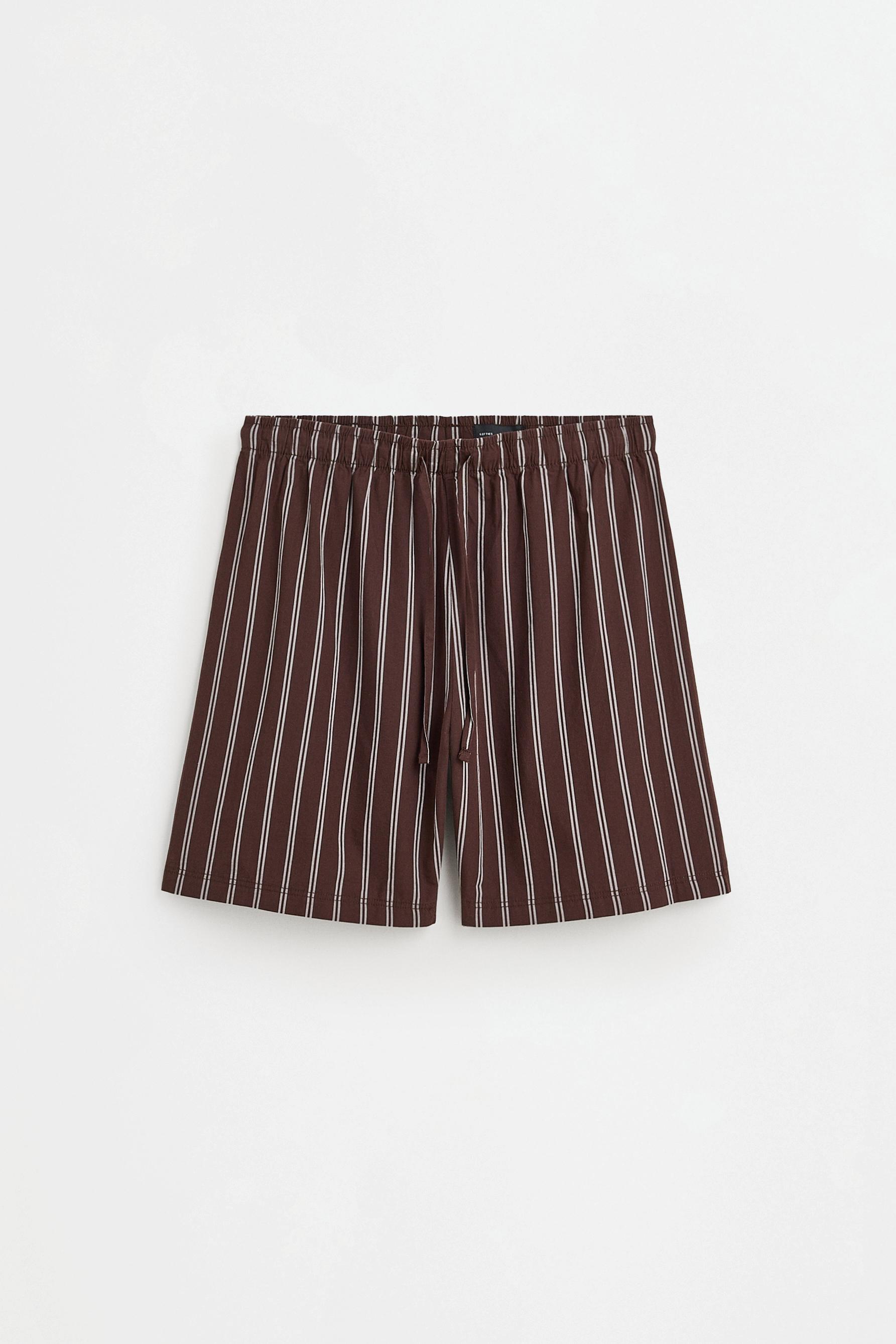 Short shirt-style pyjamas — BROWN