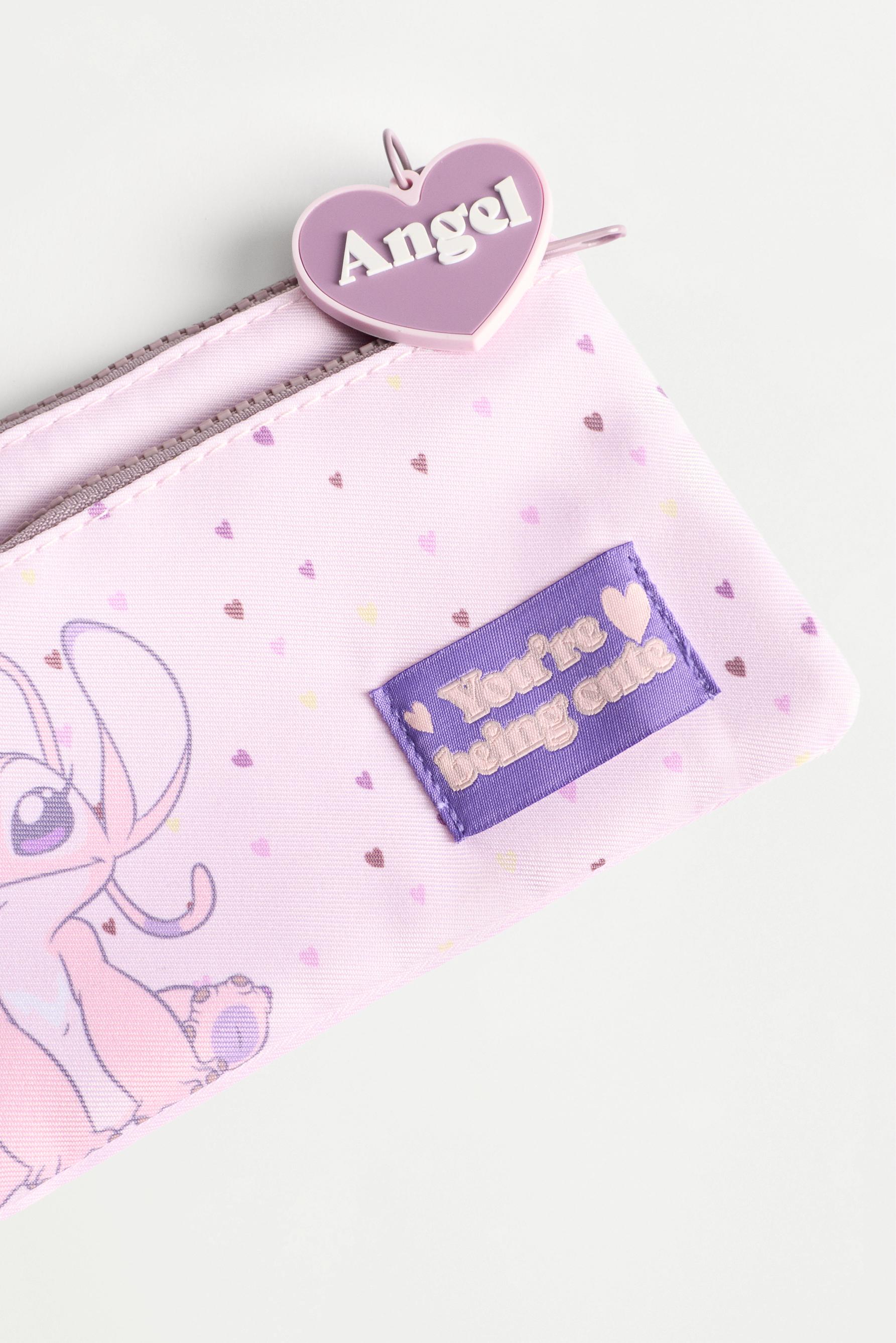 Angel ©Disney multi-compartment pencil case — PINK