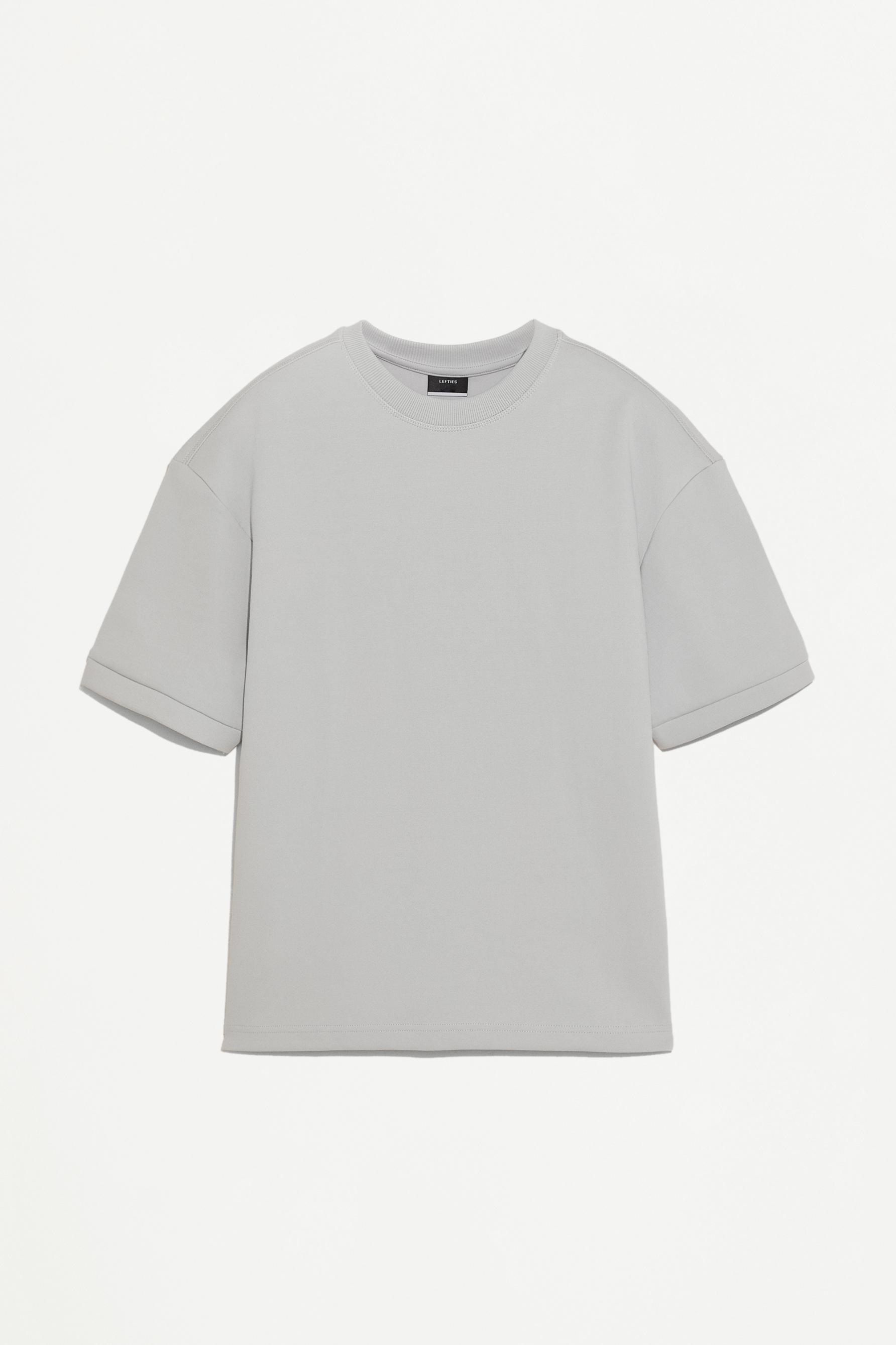 Heavy interlock T-shirt — PALE BLUE