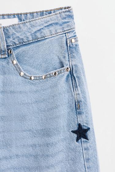 Baggy jeans with embroidered stars — INDIGO 3