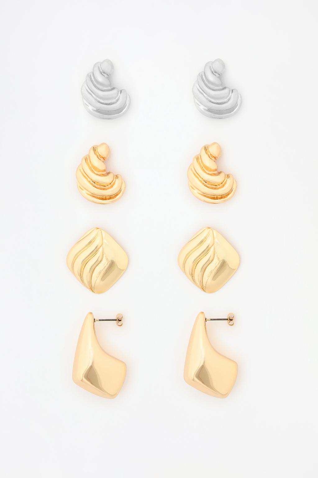 4-pack of earrings