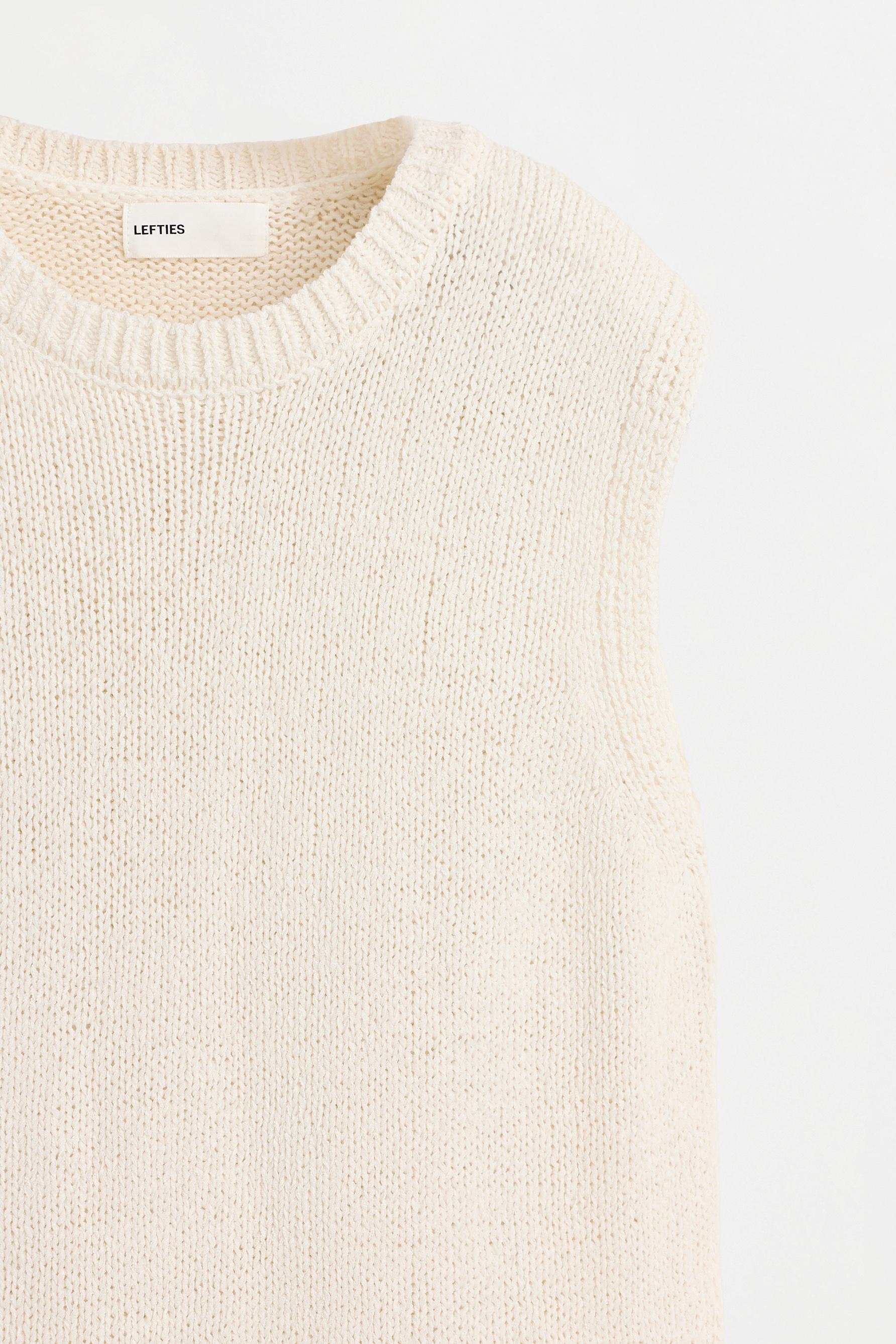 Knit top — ECRU