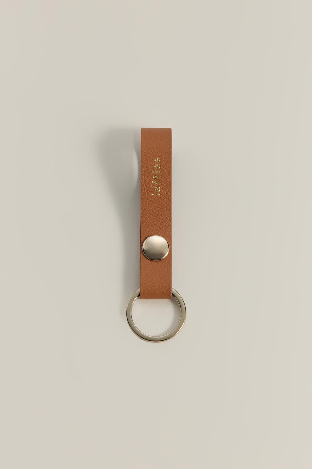 Leather keyring