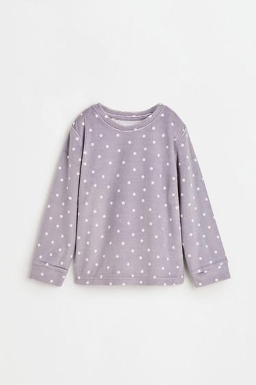 Velvety printed pyjamas — LILAC 2