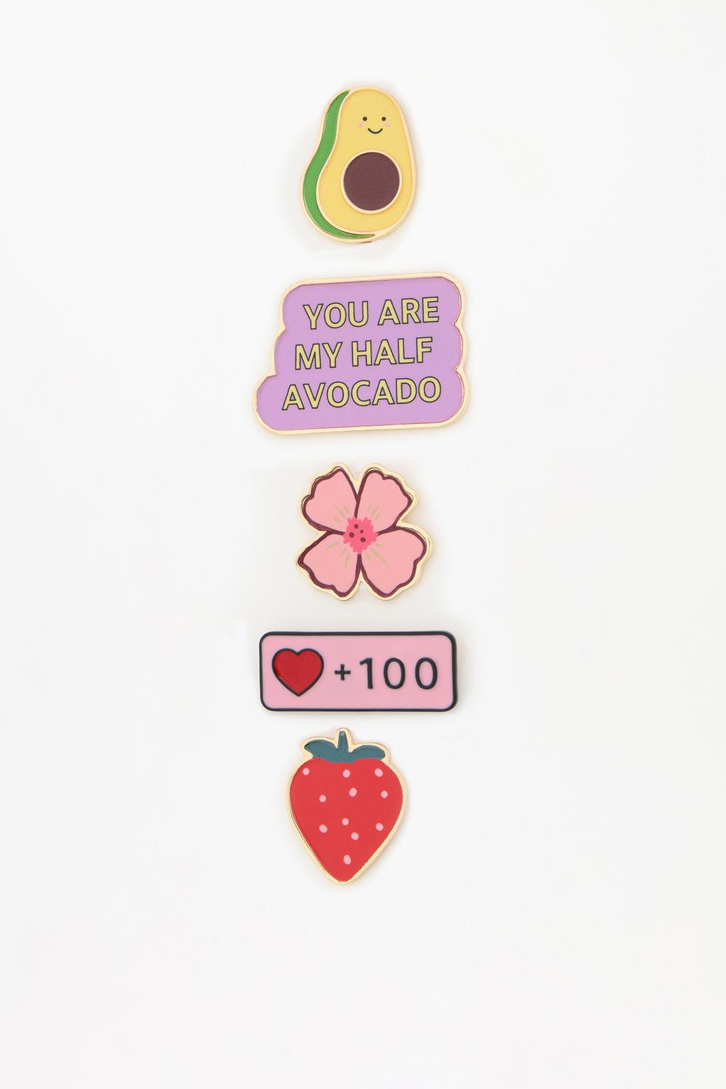 Pack 5 pins