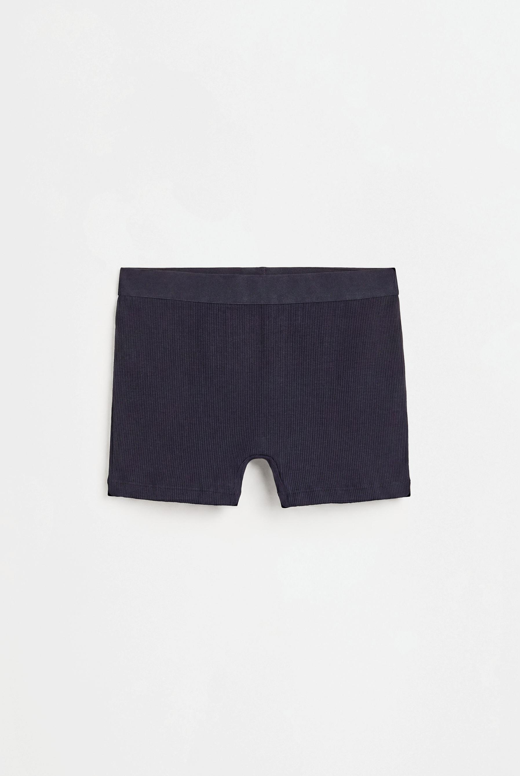 Seamless boxer shorts — BLACK