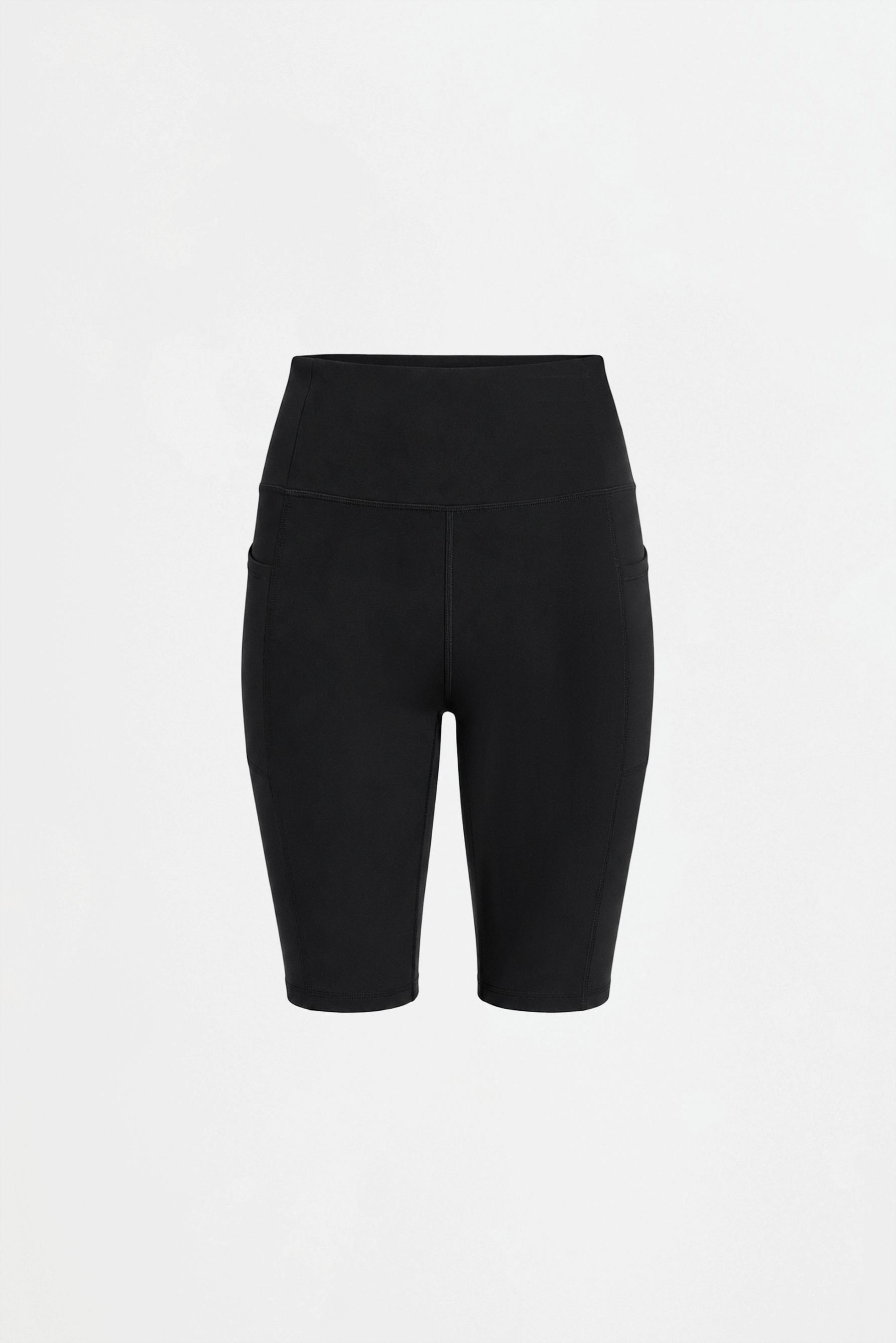 Shaping effect sports cycling leggings. — BLACK