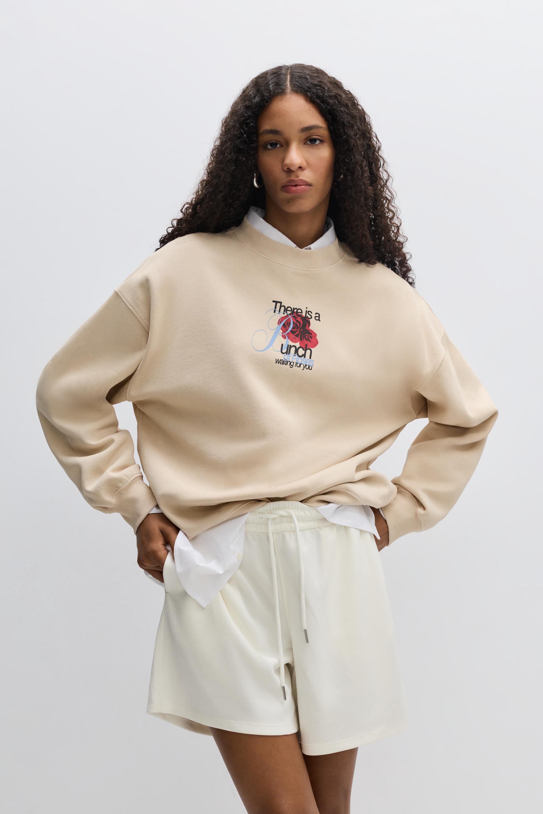 Sudadera oversize estampados