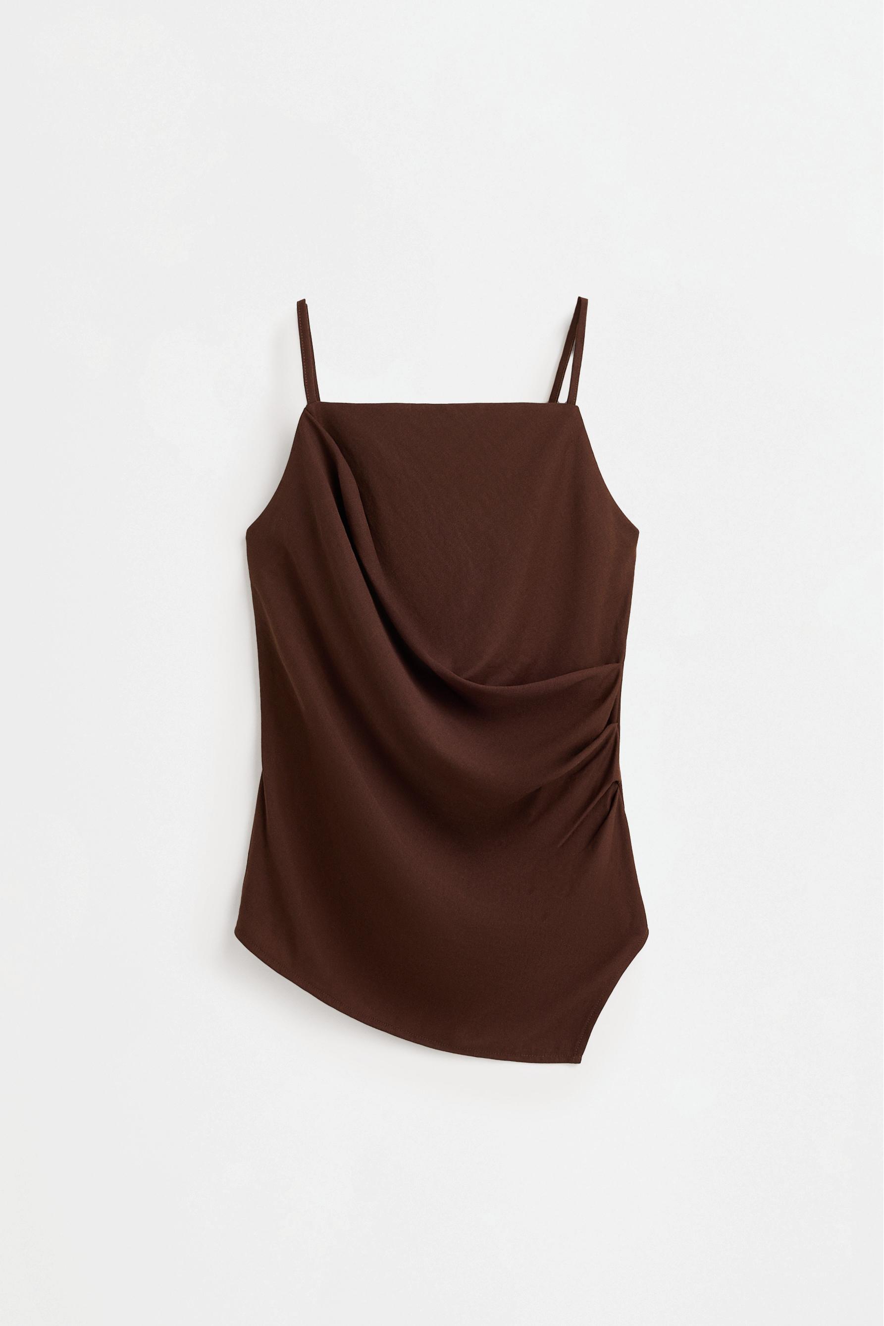 Flowing asymmetric top — CHOCOLATE