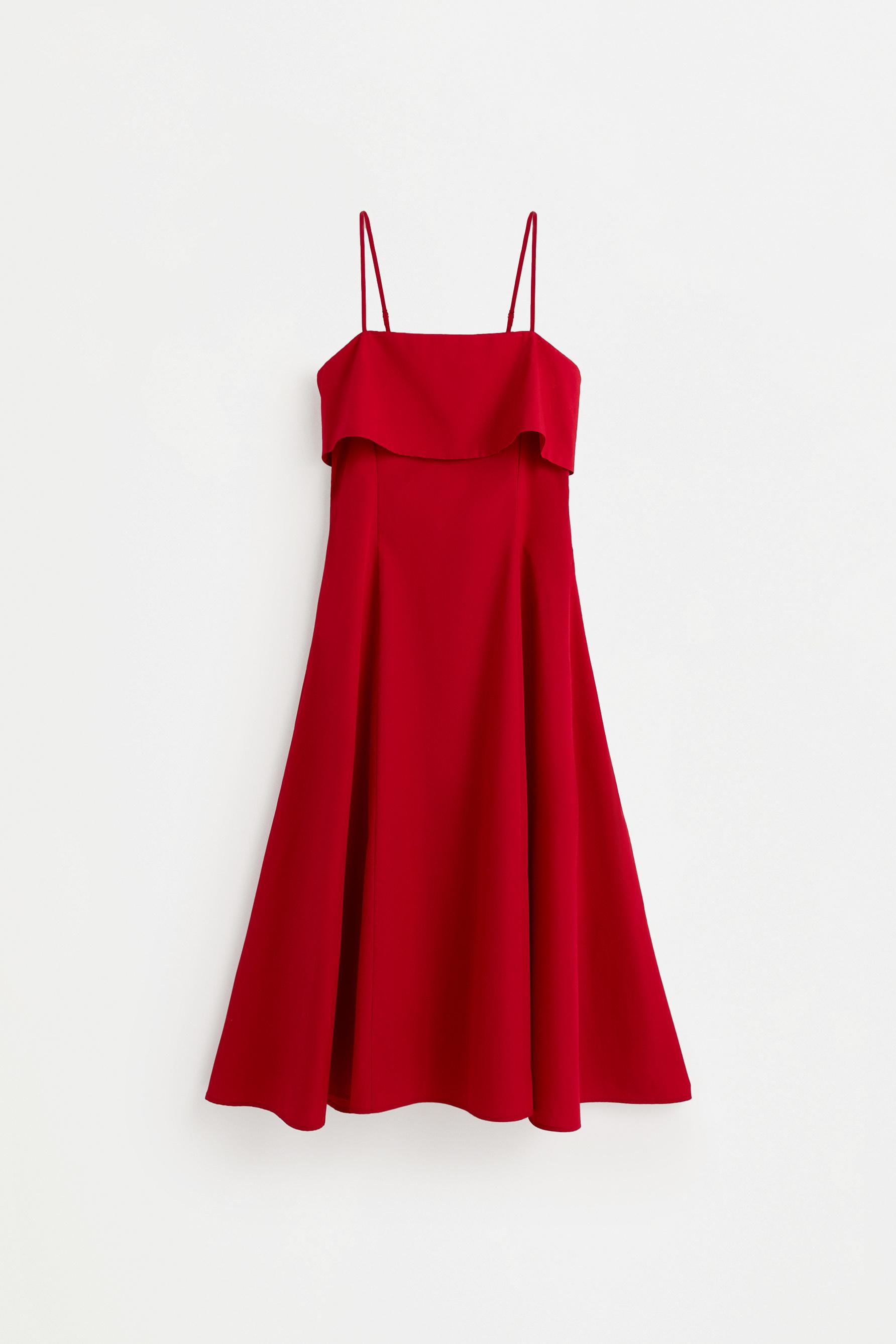 Vestido midi vuelo