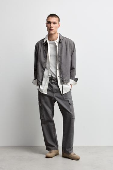 Denim jacket bomber — DARK GREY 2