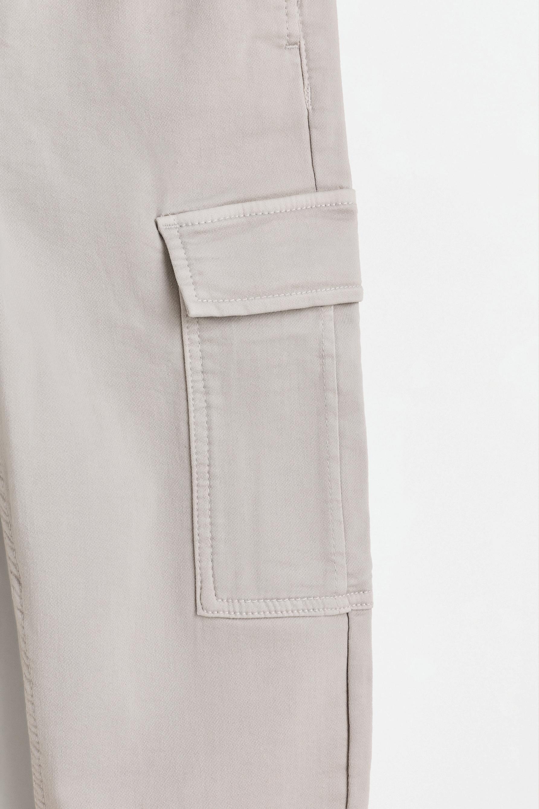 Cargo jogger jeans — PALE GREY