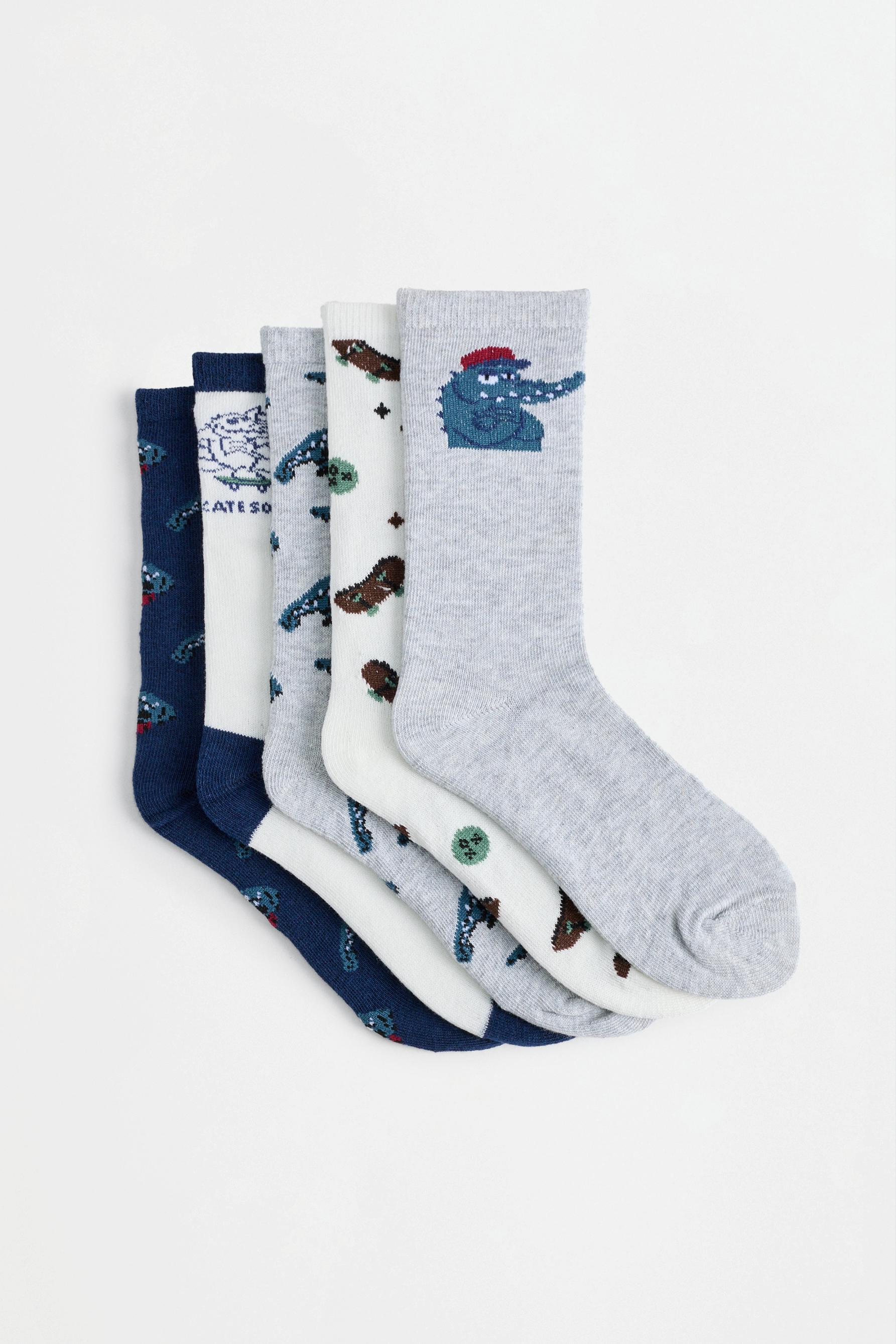 Calcetines largos cocodrilo ckater (Pack 5)