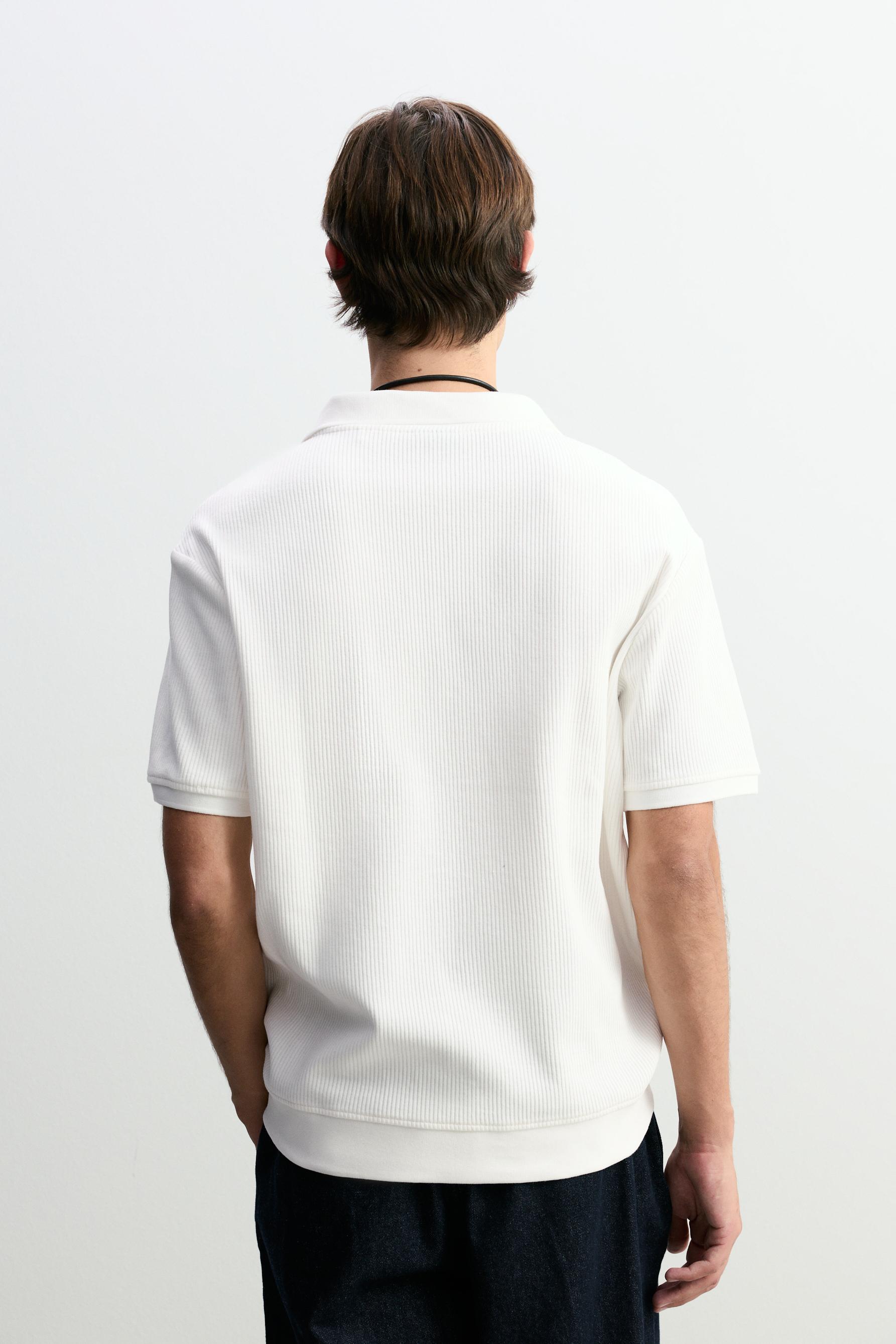 Polo relaxed textura - Camiseta Poliamida - Camisetas - ROPA